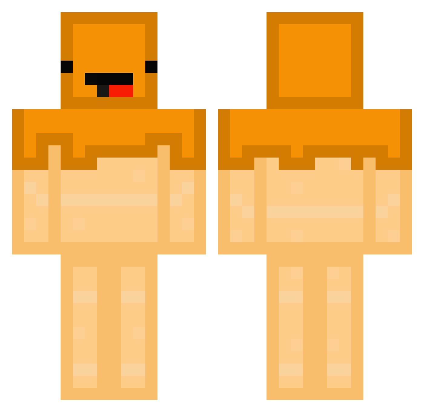 KobusNL6470 Minecraft skin, front and back view