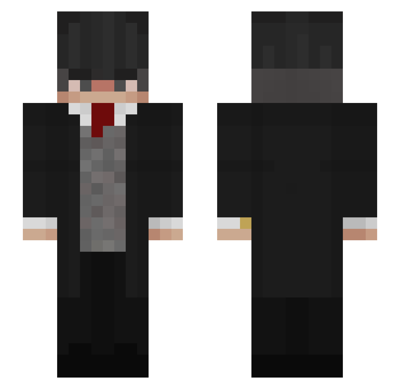 _helas Minecraft skin, front and back view