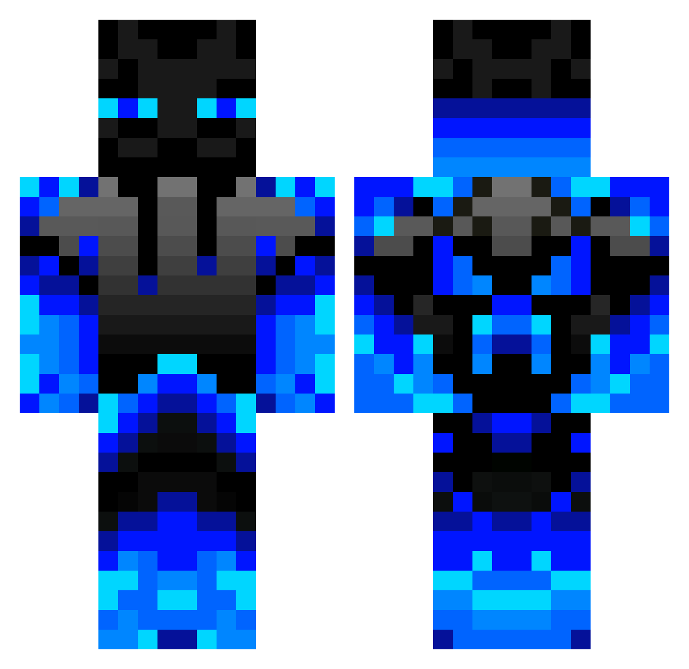 Pr__Shadoko_ Minecraft skin, front and back view