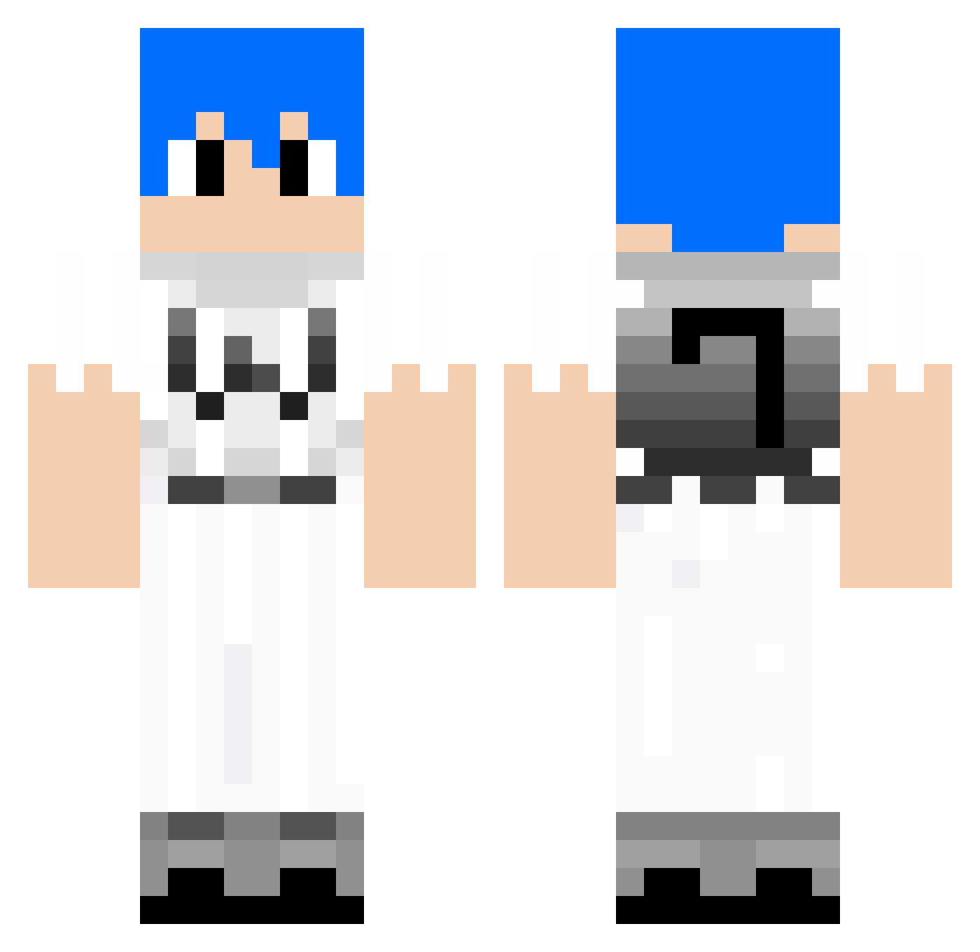 Luca_0507 Minecraft skin, front and back view
