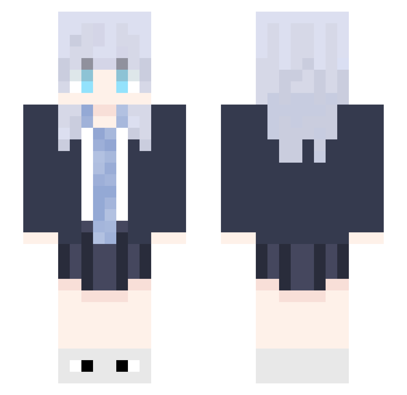 dasdasdasfdsas13 Minecraft skin, front and back view