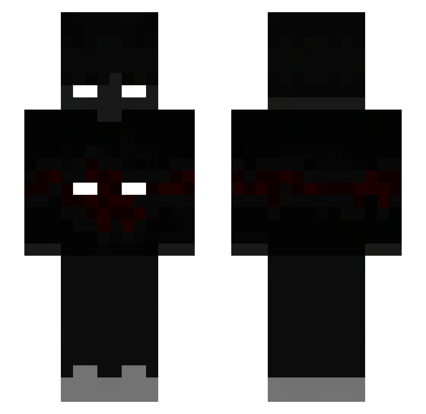 zImhSamuh_ Minecraft skin, front and back view