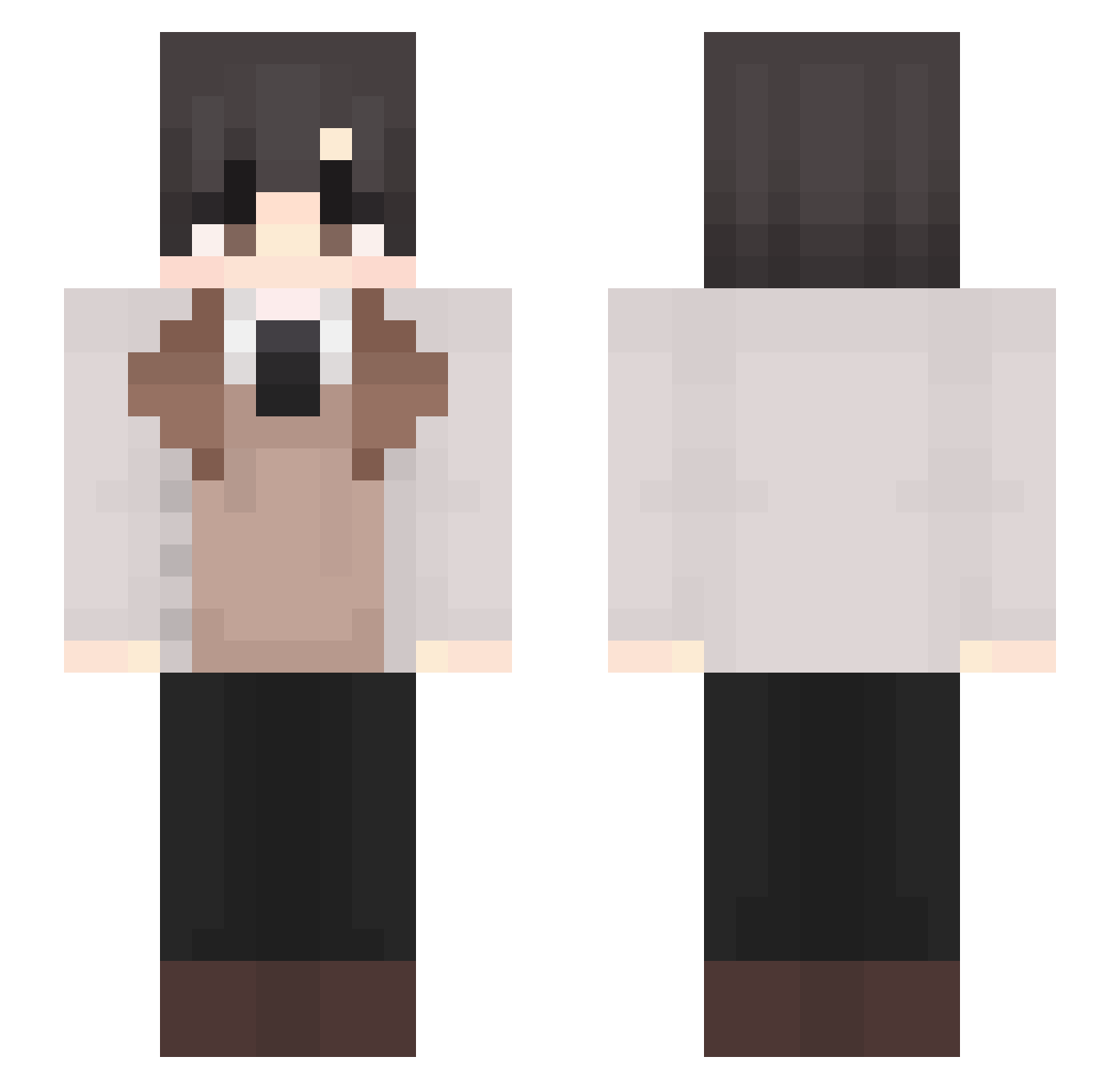 luis_montero Minecraft skin, front and back view