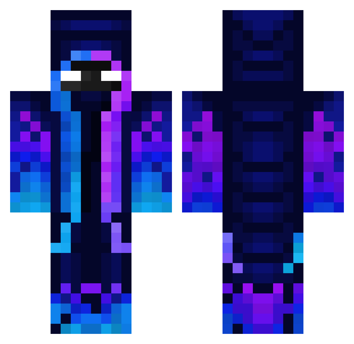 Maxim2008 Minecraft skin, front and back view