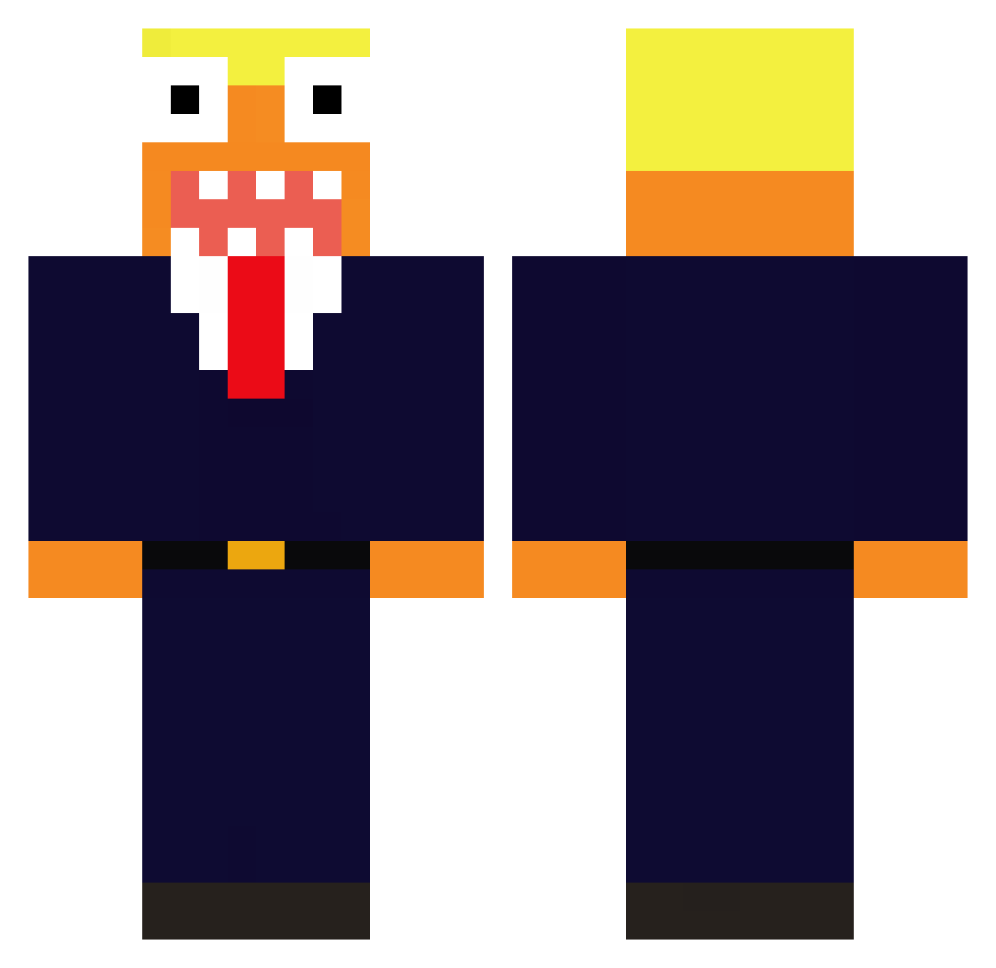 5uperPlayerL_ Minecraft skin, front and back view