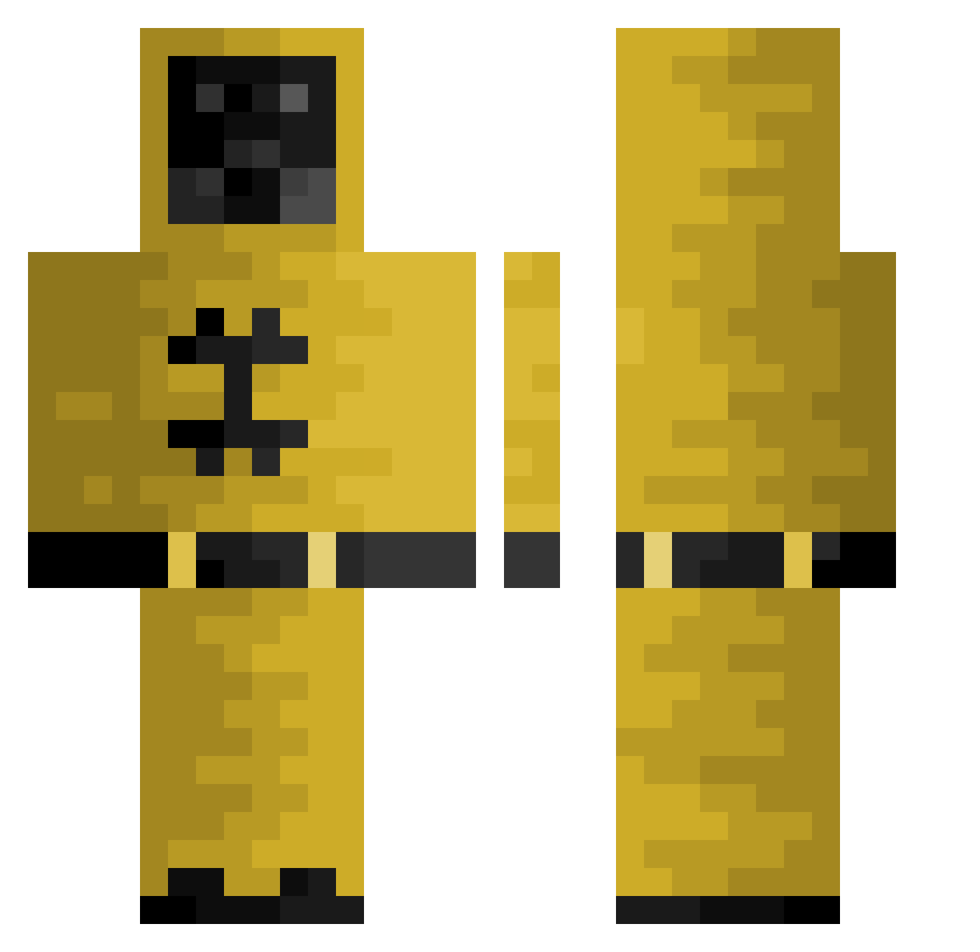 Ivang030314 Minecraft skin, front and back view