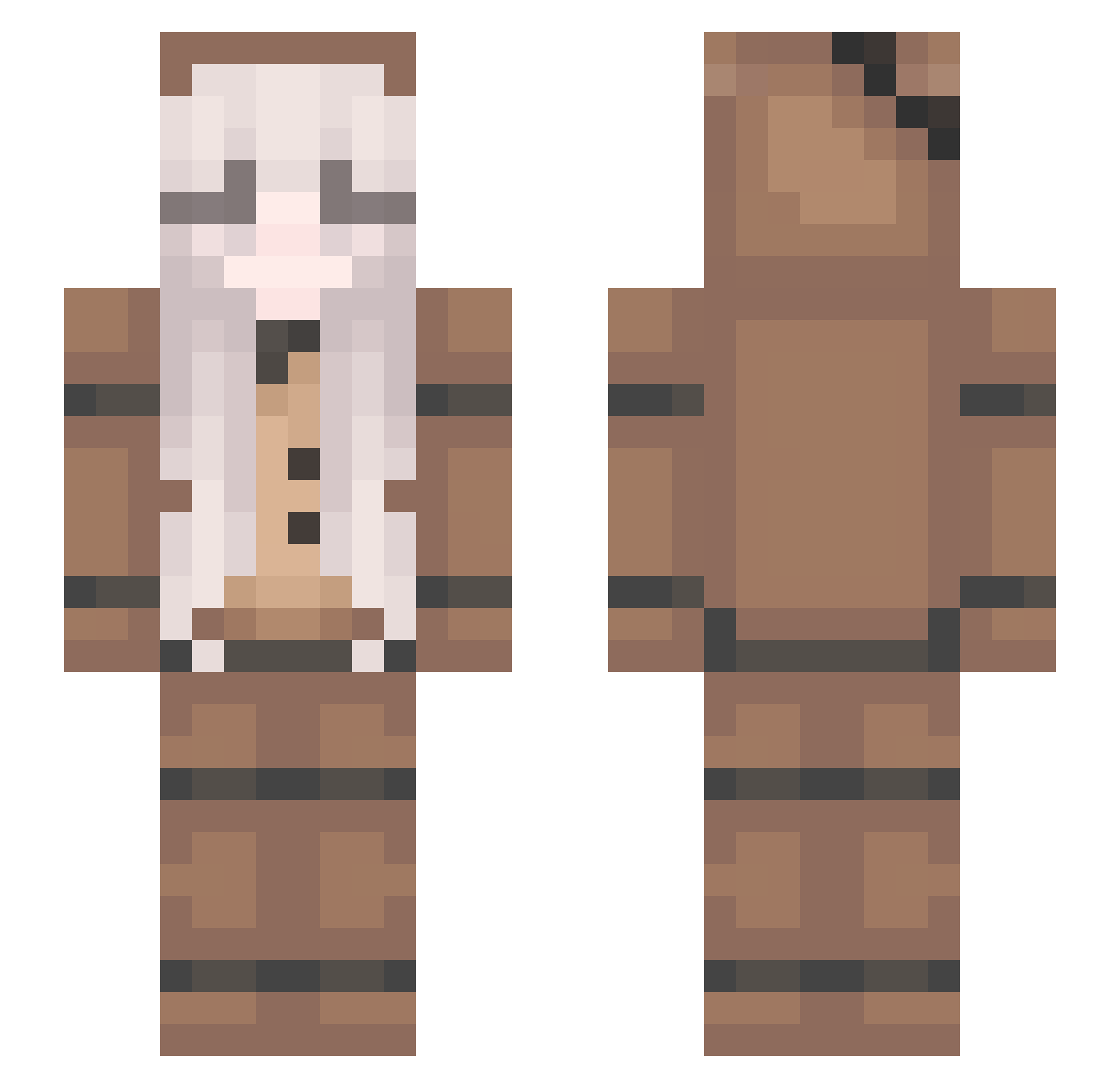 lilyuhh_ Minecraft skin, front and back view