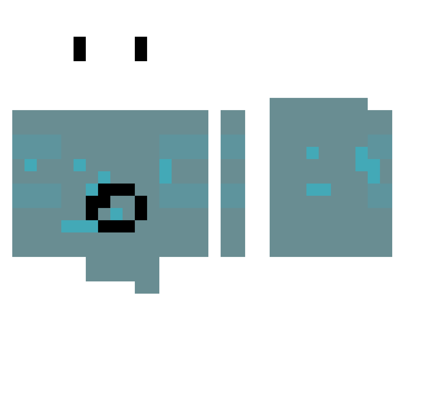 RalfsVV Minecraft skin, front and back view
