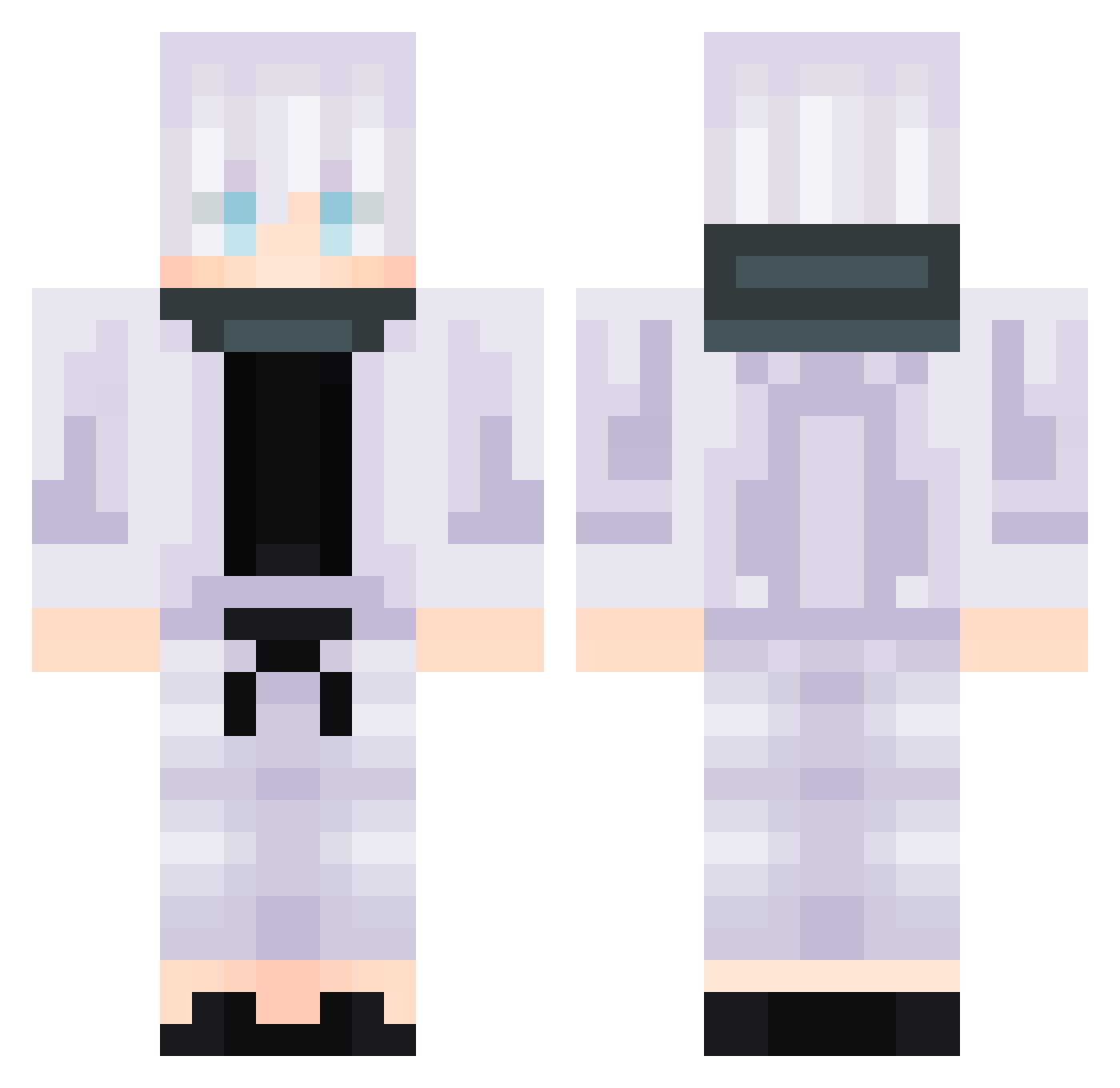 vaien7 Minecraft skin, front and back view