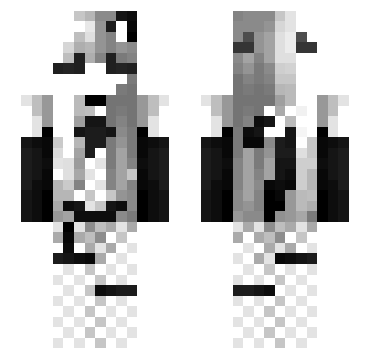 ruska_bmwica Minecraft skin, front and back view