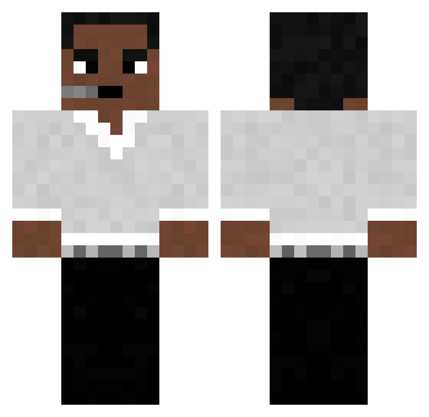 ILoveCurry_xD Minecraft skin, front and back view