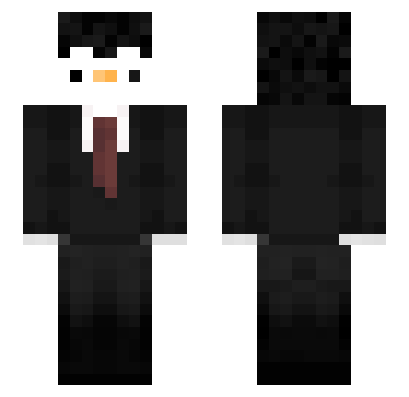 tokyonms Minecraft skin, front and back view