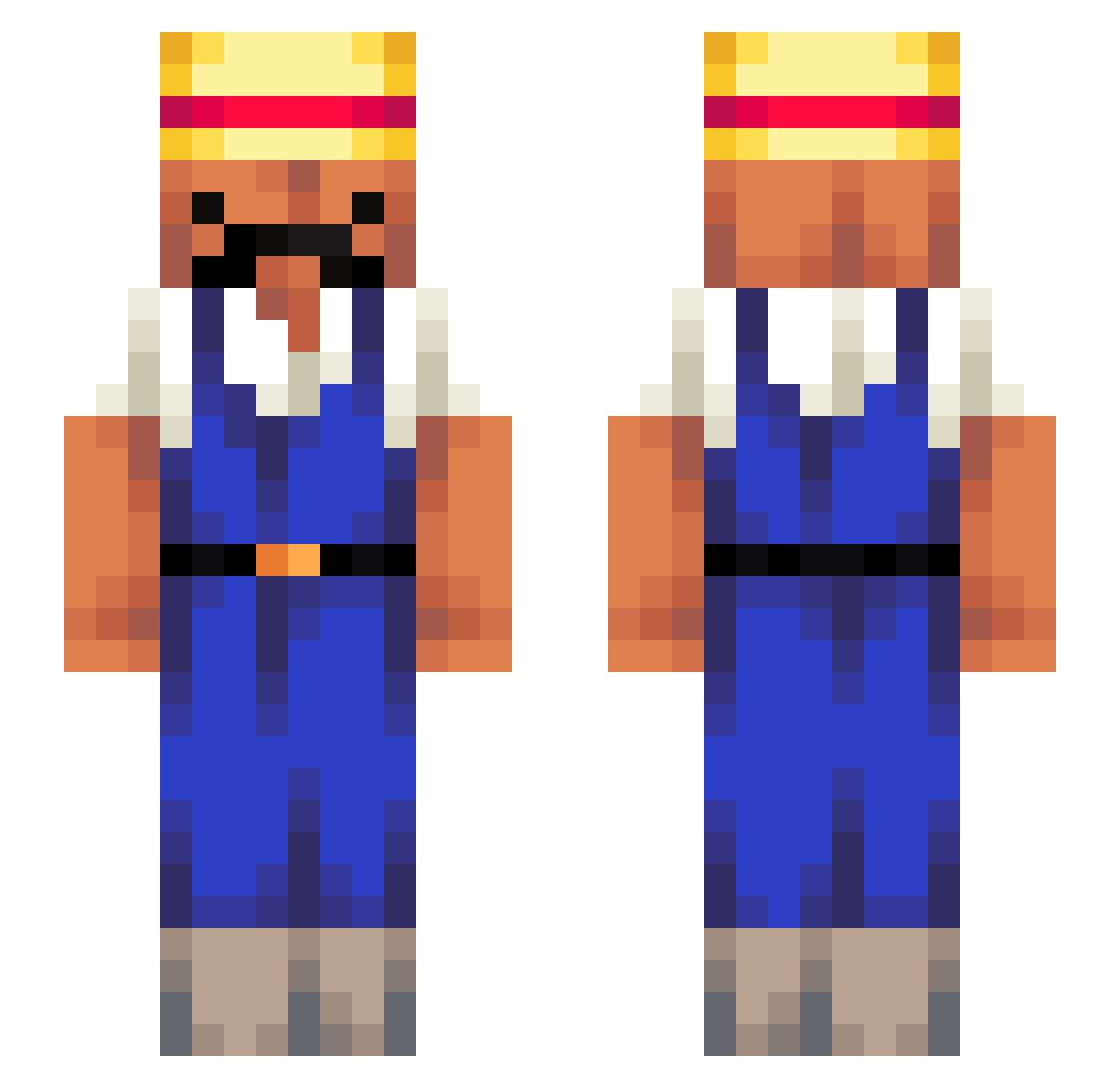liiiam0720 Minecraft skin, front and back view