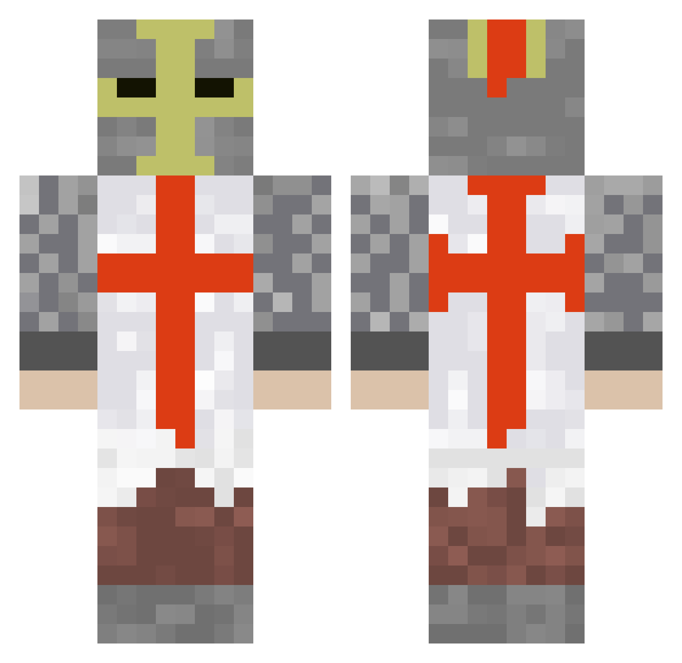 robbinius18 Minecraft skin, front and back view