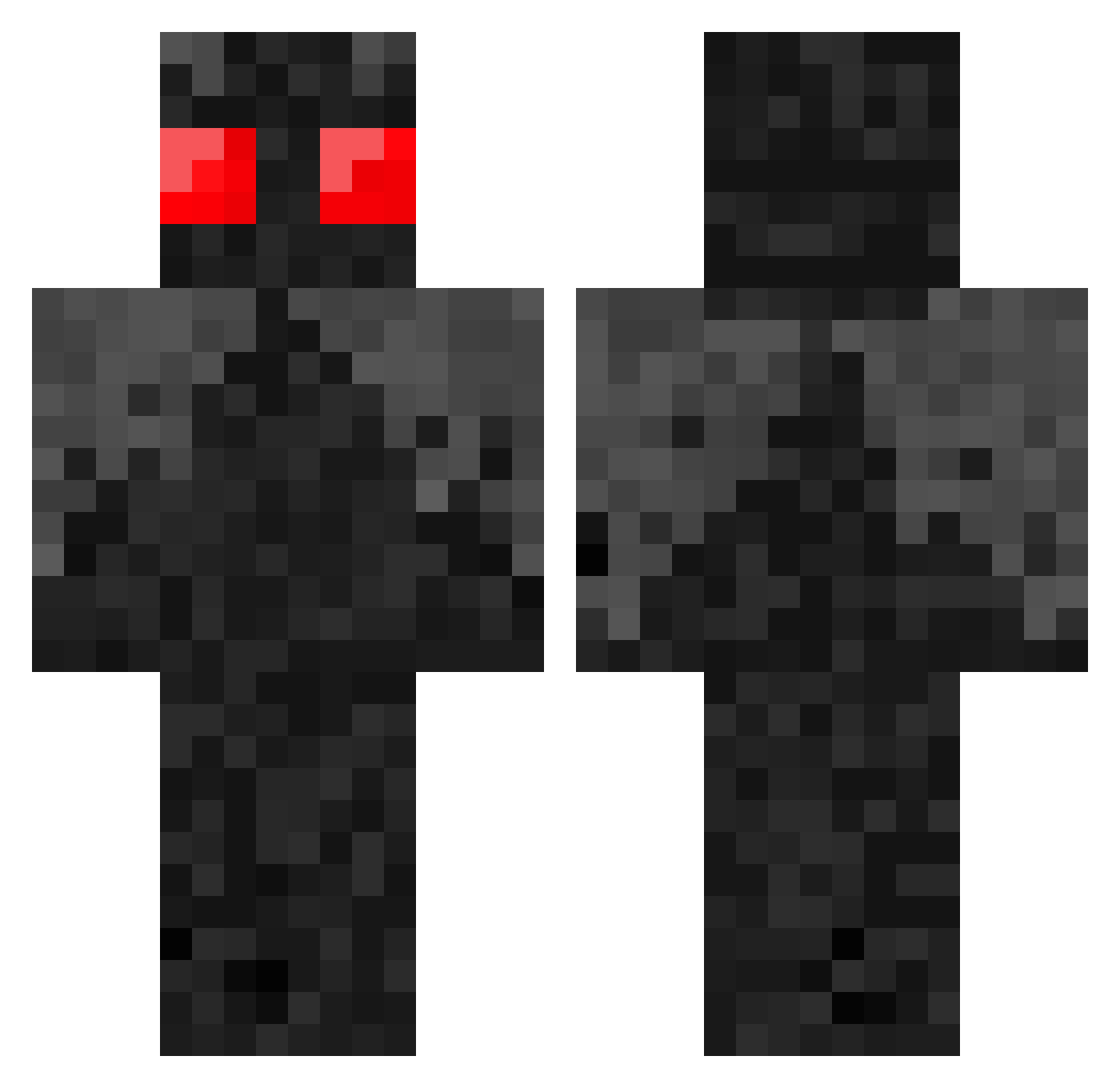 rafferty84 Minecraft skin, front and back view