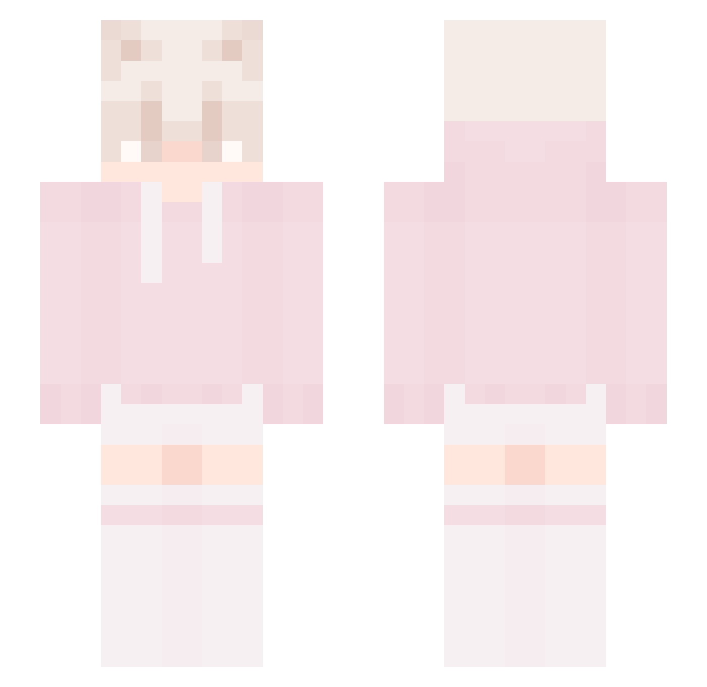 SigmaRizz69420 Minecraft skin, front and back view