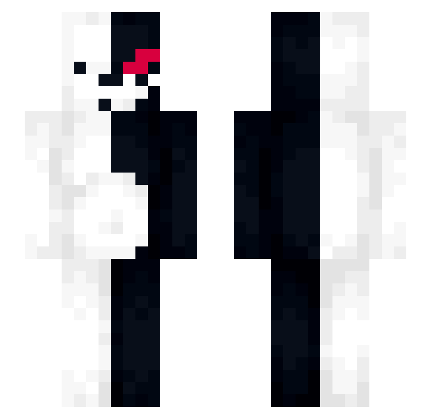 yareealex Minecraft skin, front and back view