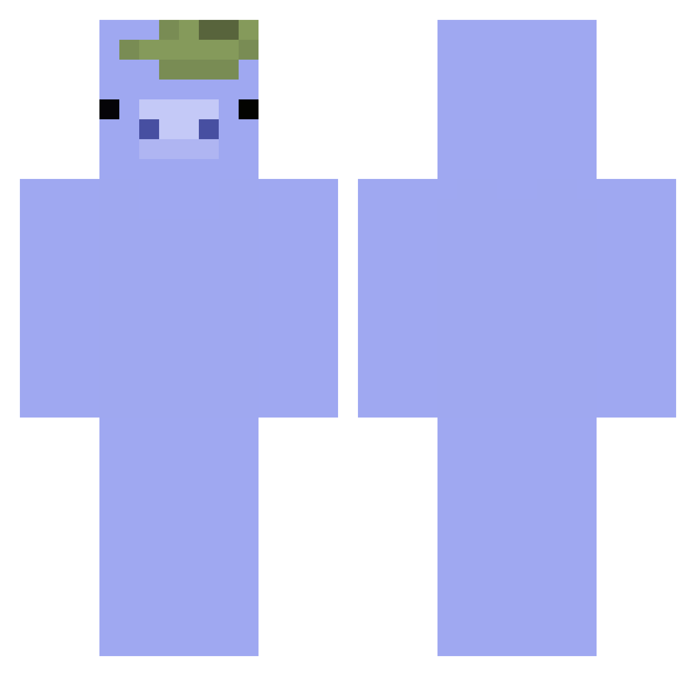 Smokky_E36 Minecraft skin, front and back view