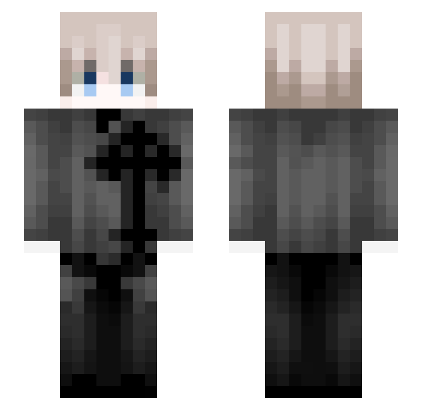 untitled7 Minecraft skin, front and back view