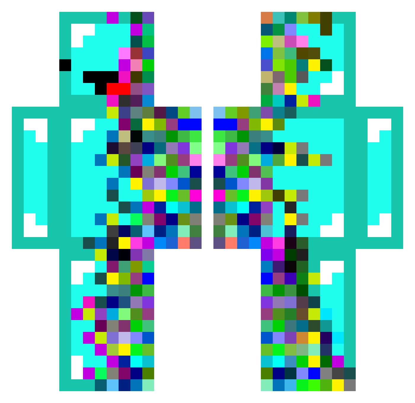 SRLEON4554694o Minecraft skin, front and back view