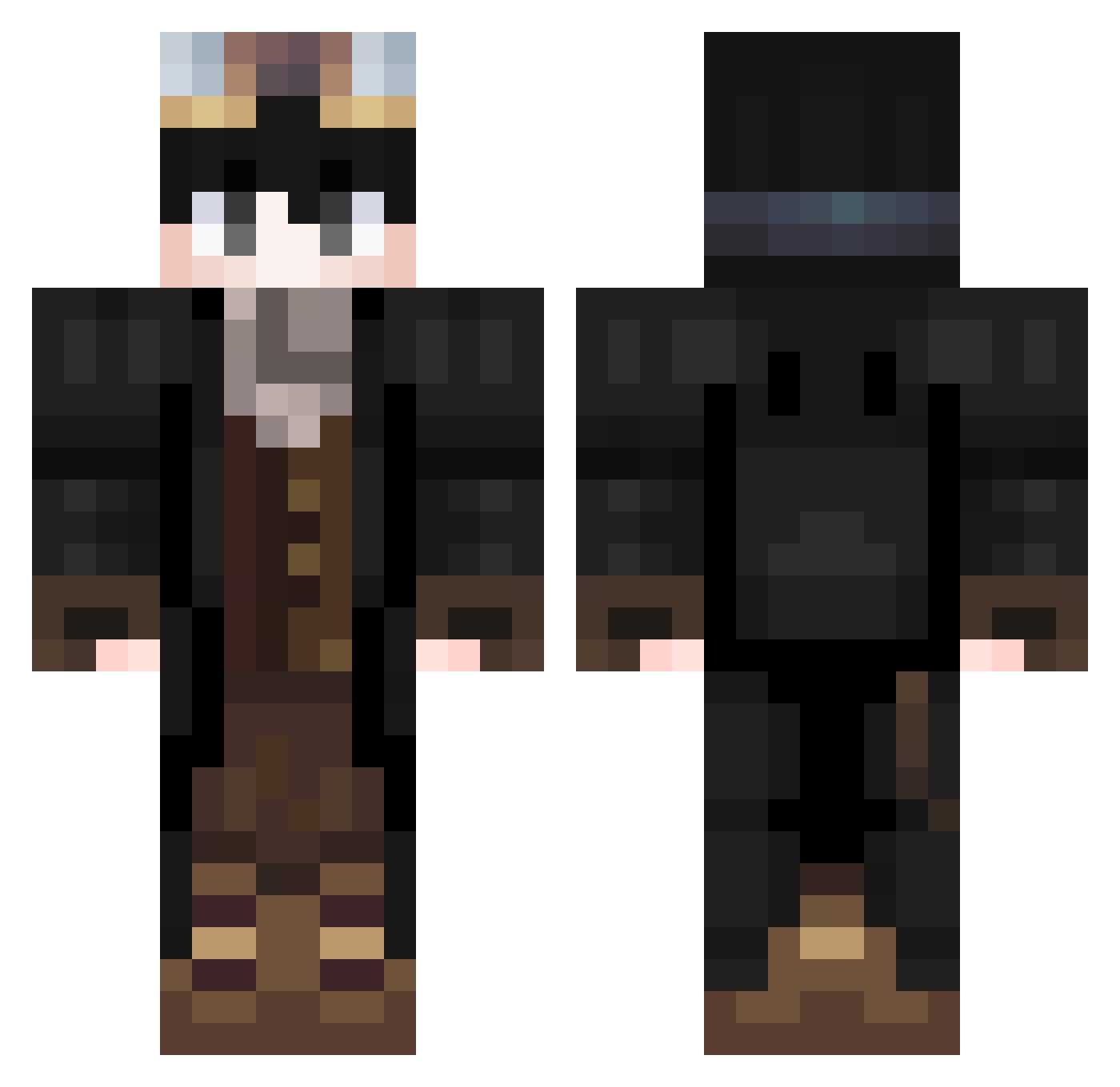 krstianekk Minecraft skin, front and back view