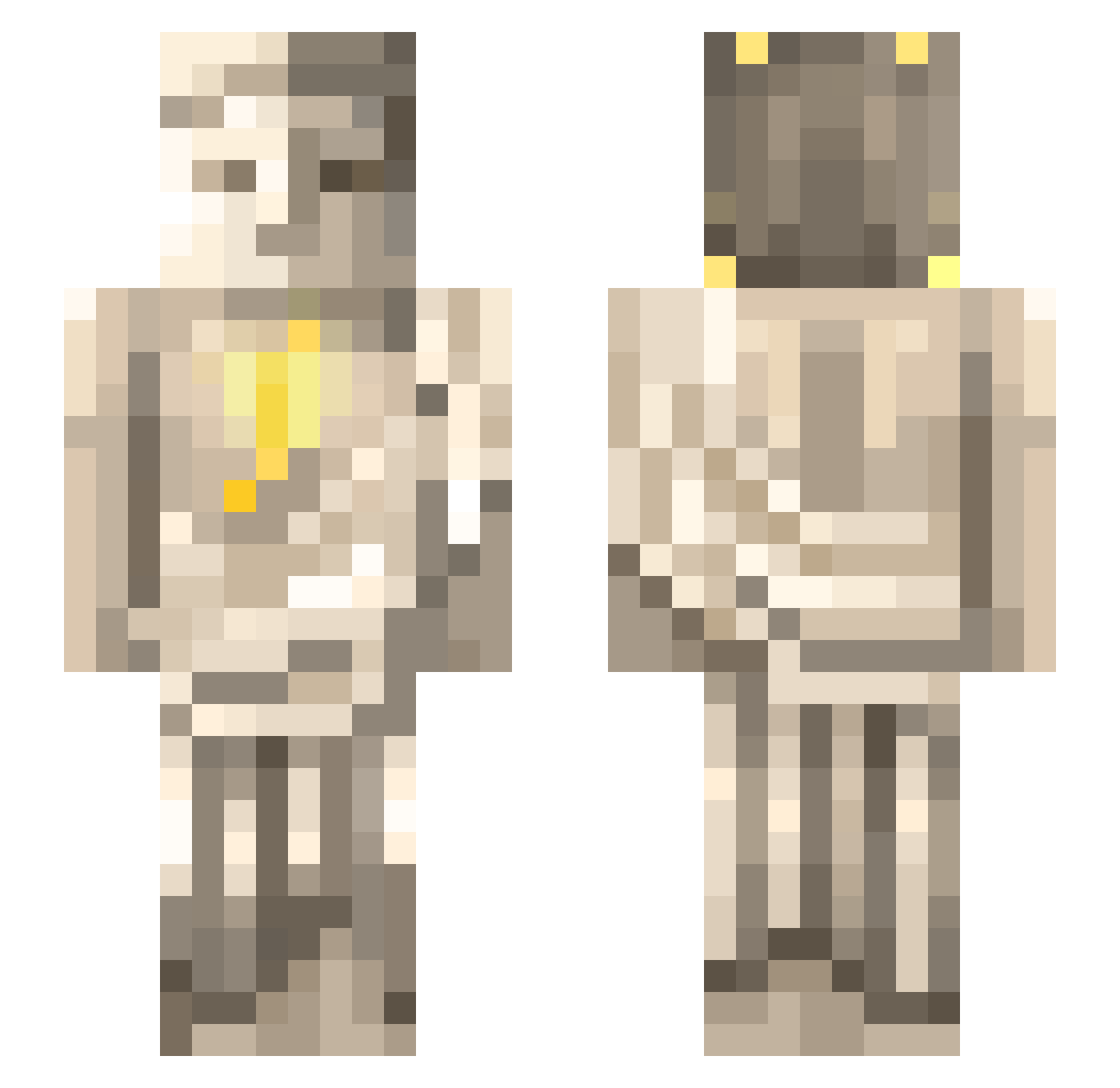 eldrago23 Minecraft skin, front and back view