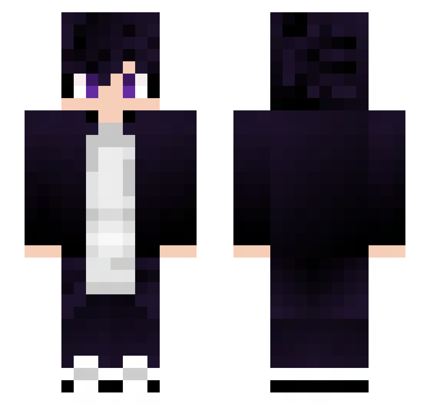 VitaDo Minecraft skin, front and back view
