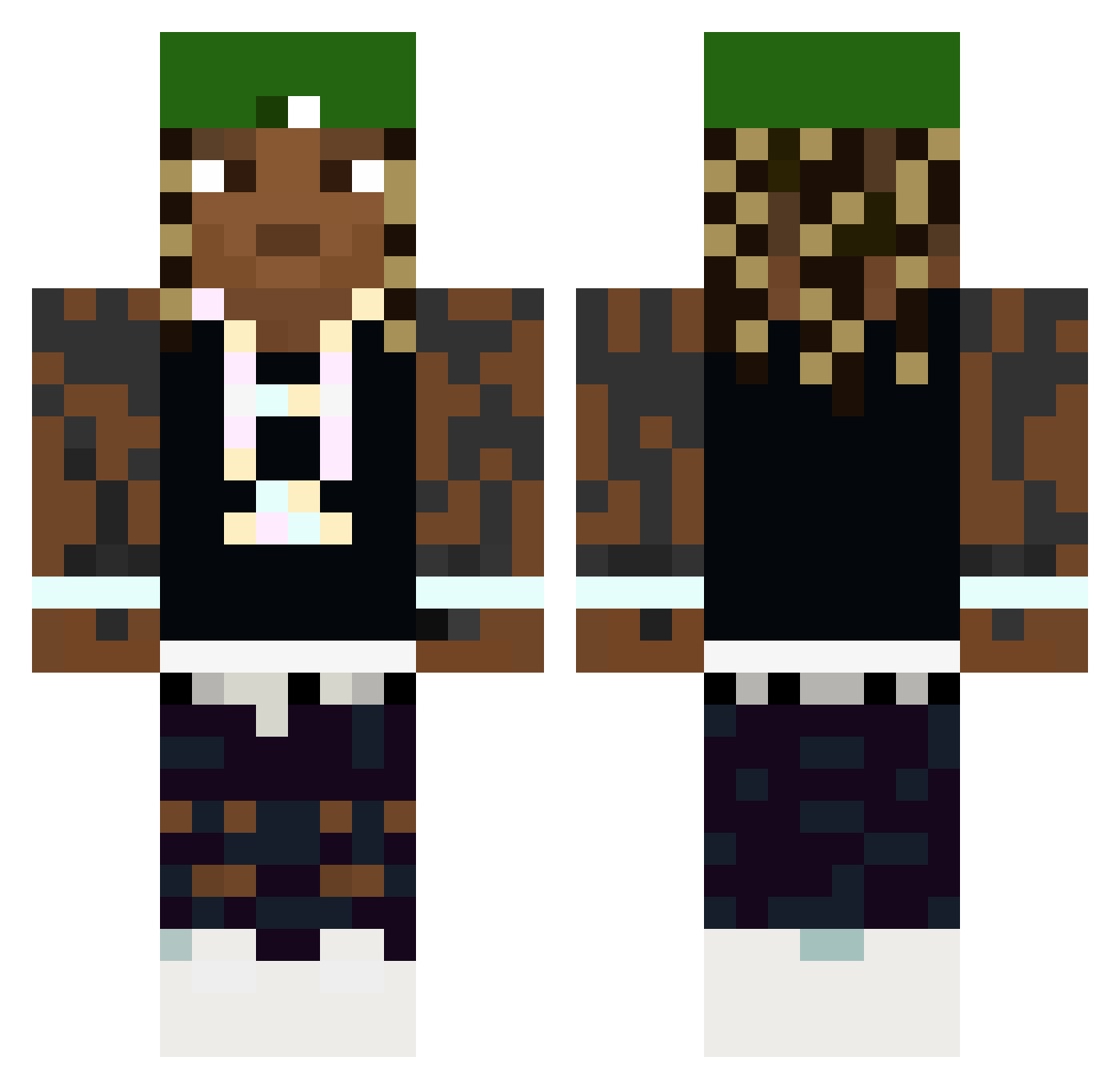 Mxsey_ Minecraft skin, front and back view