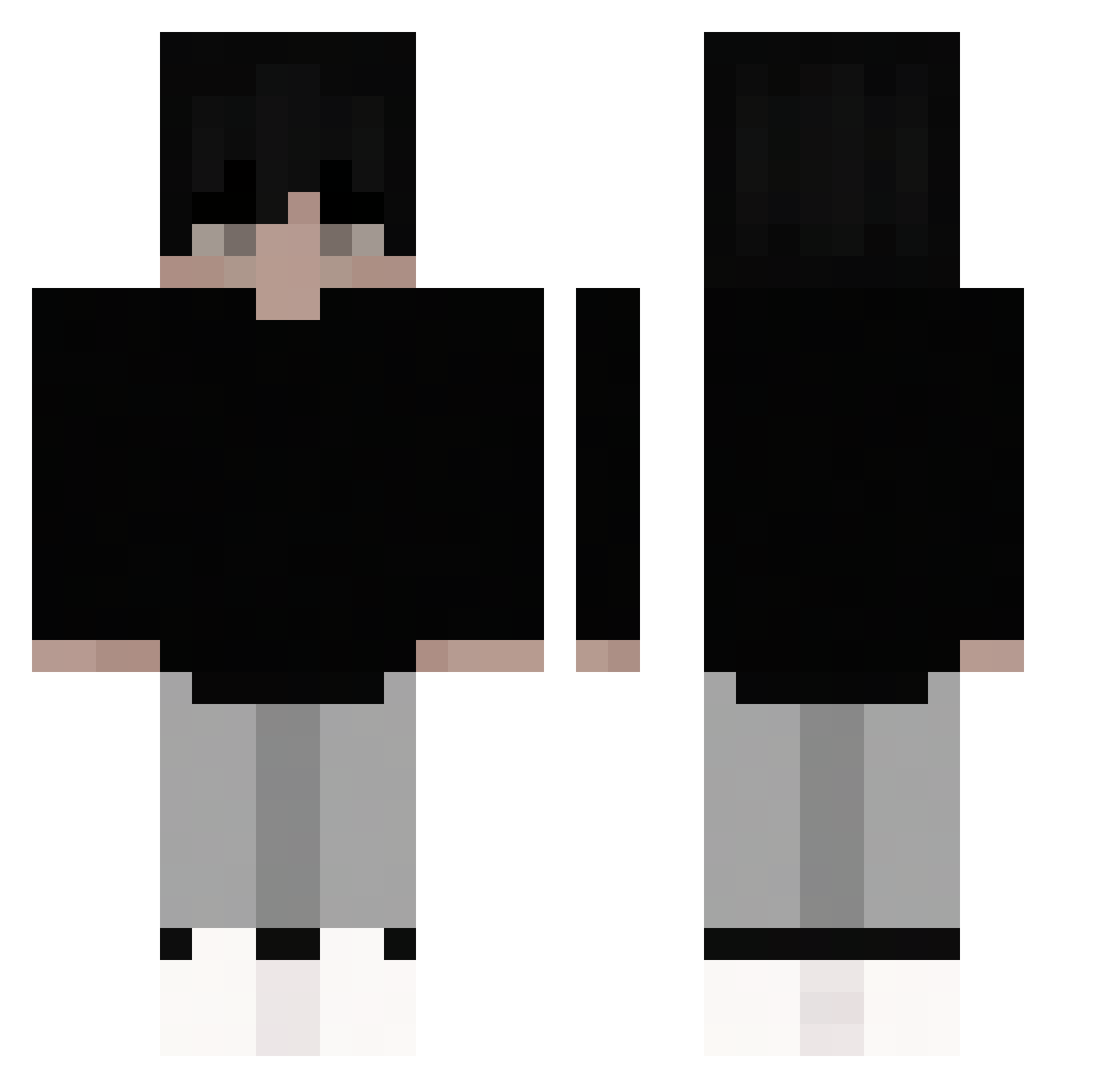Dongliu_Shushui Minecraft skin, front and back view