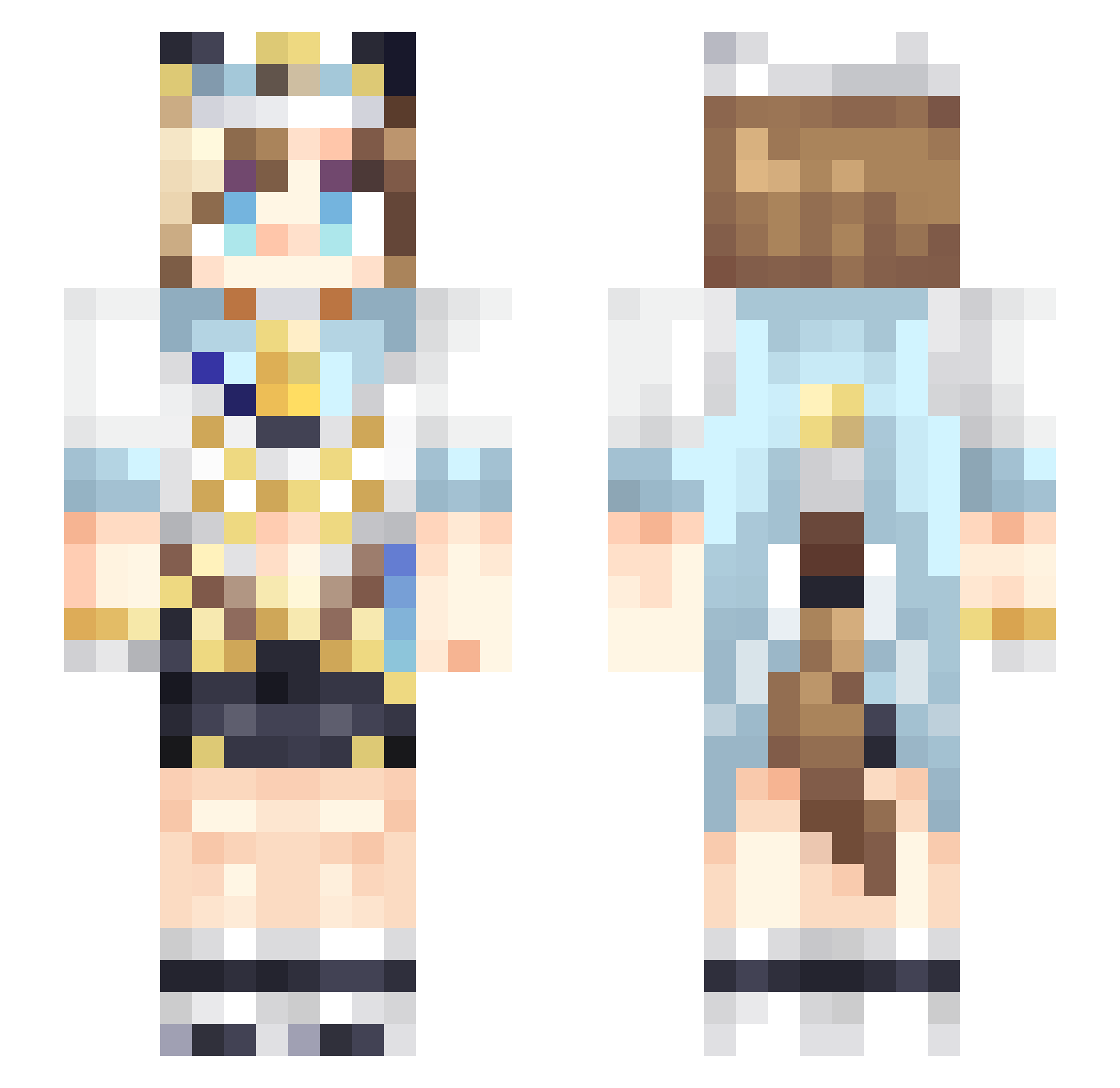 lol1011004 Minecraft skin, front and back view
