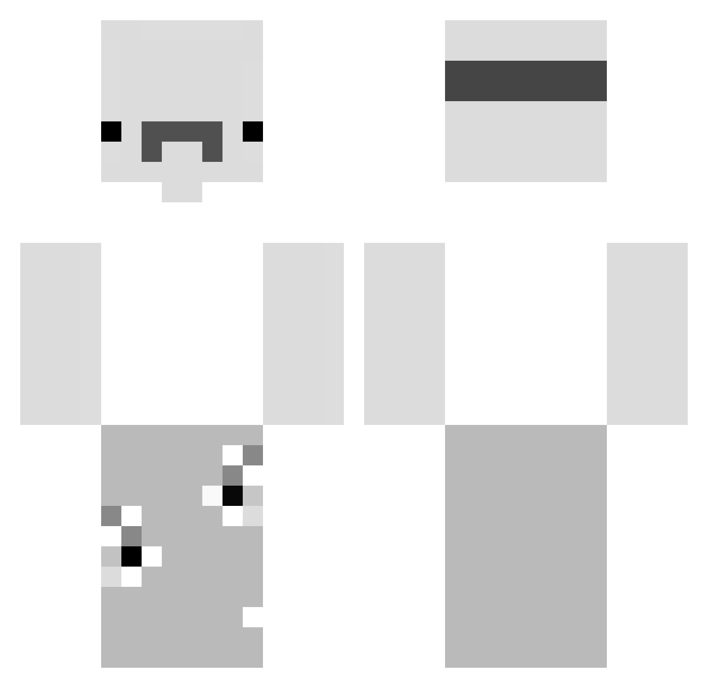 slateman__ Minecraft skin, front and back view