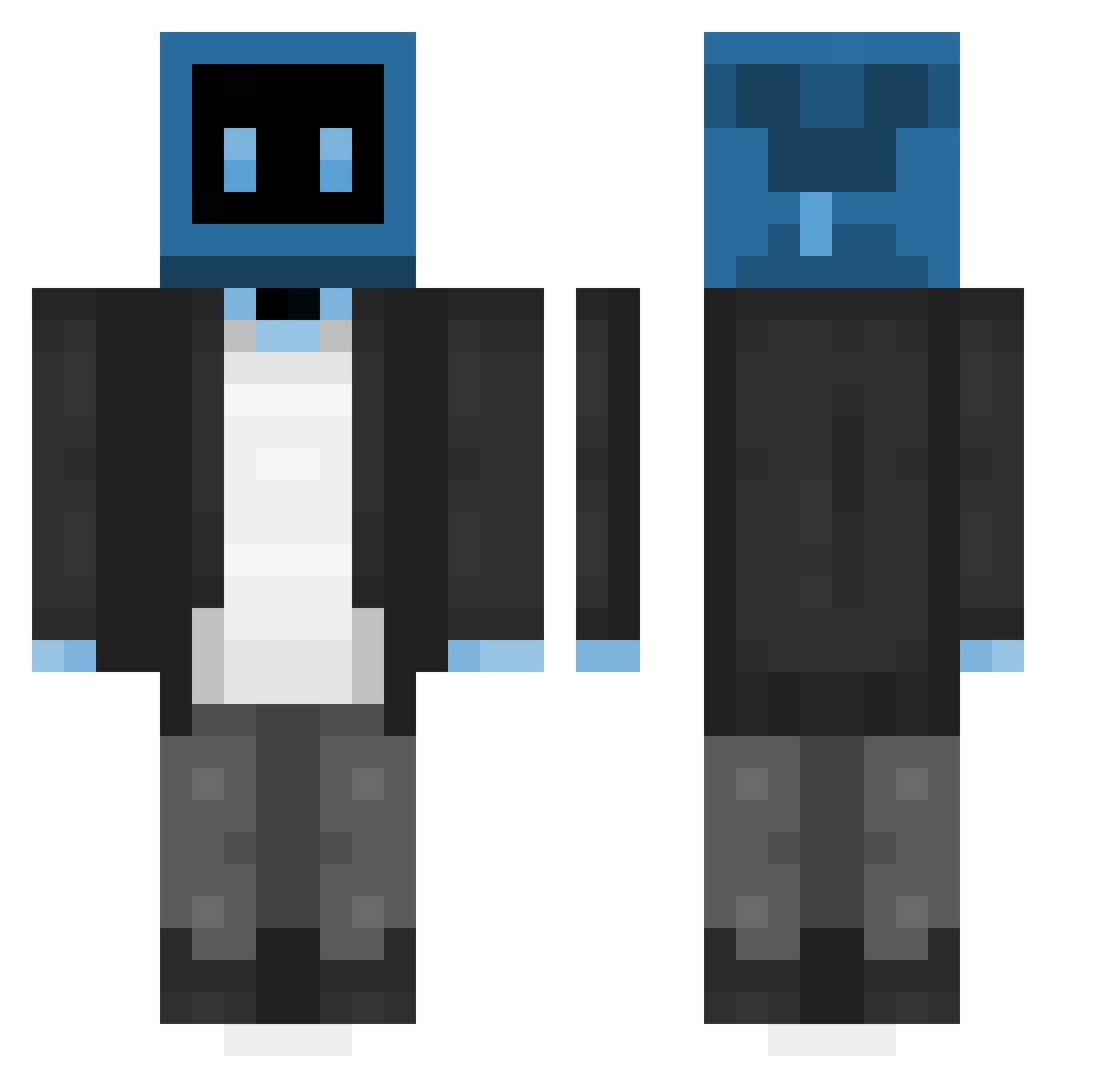 NotRK_26 Minecraft skin, front and back view