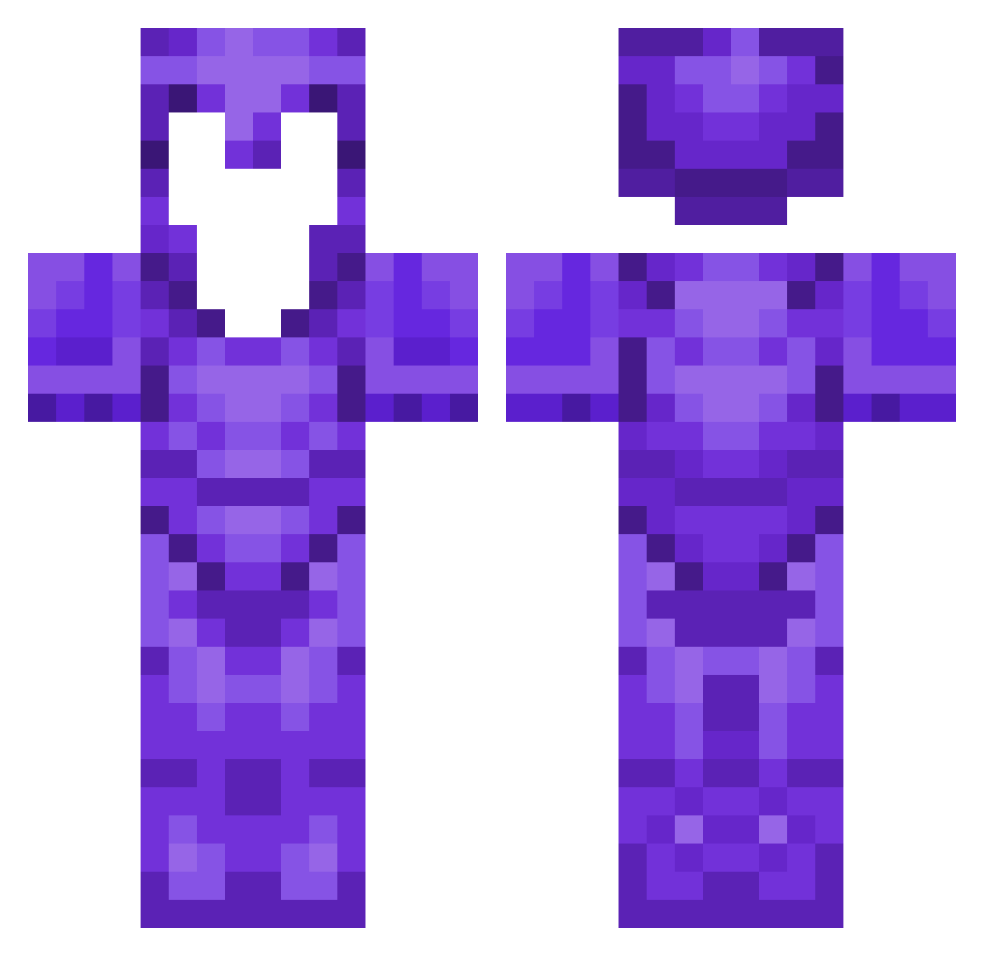 TingChen2013 Minecraft skin, front and back view