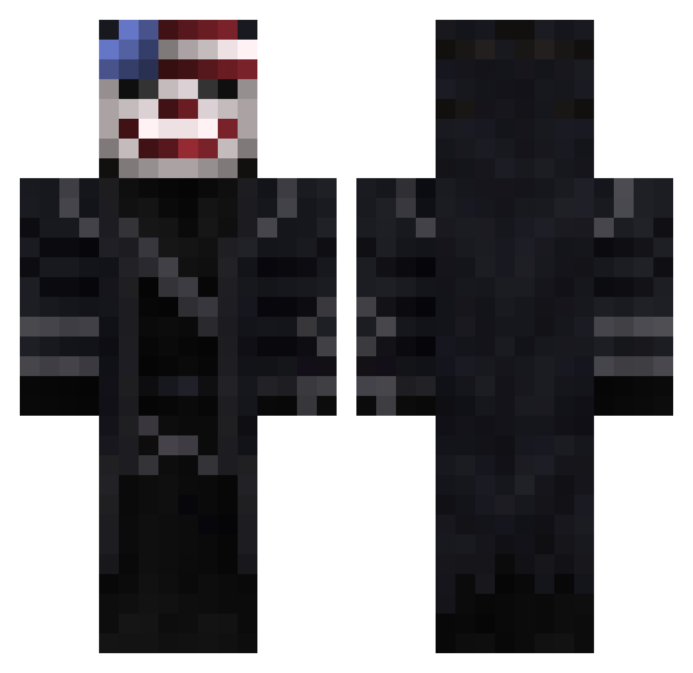 ADRENALINE__99 Minecraft skin, front and back view