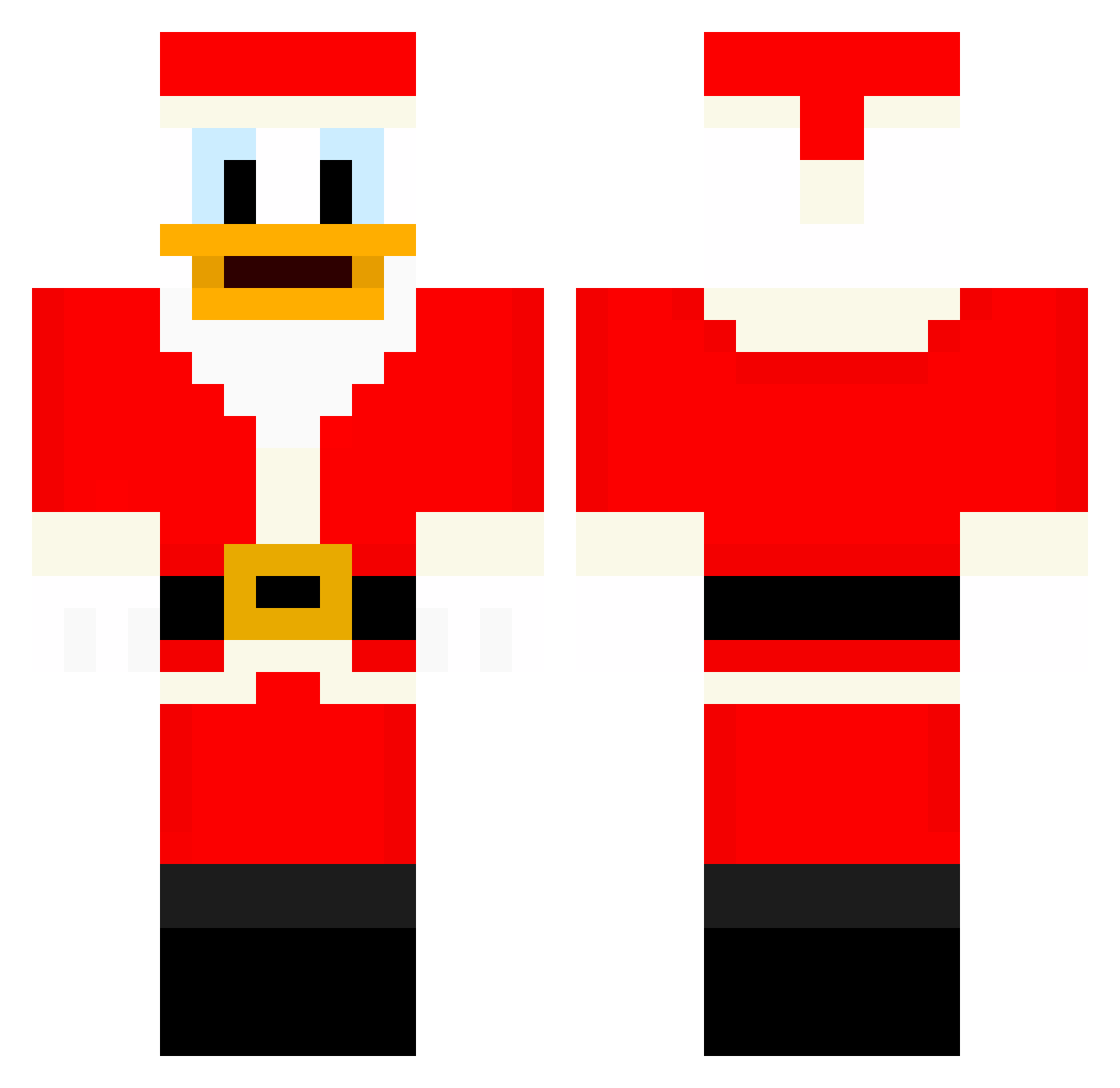Frinjolf99 Minecraft skin, front and back view