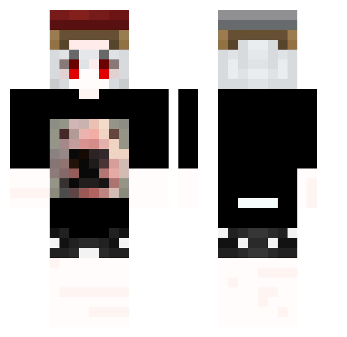 dgzinn_gg Minecraft skin, front and back view