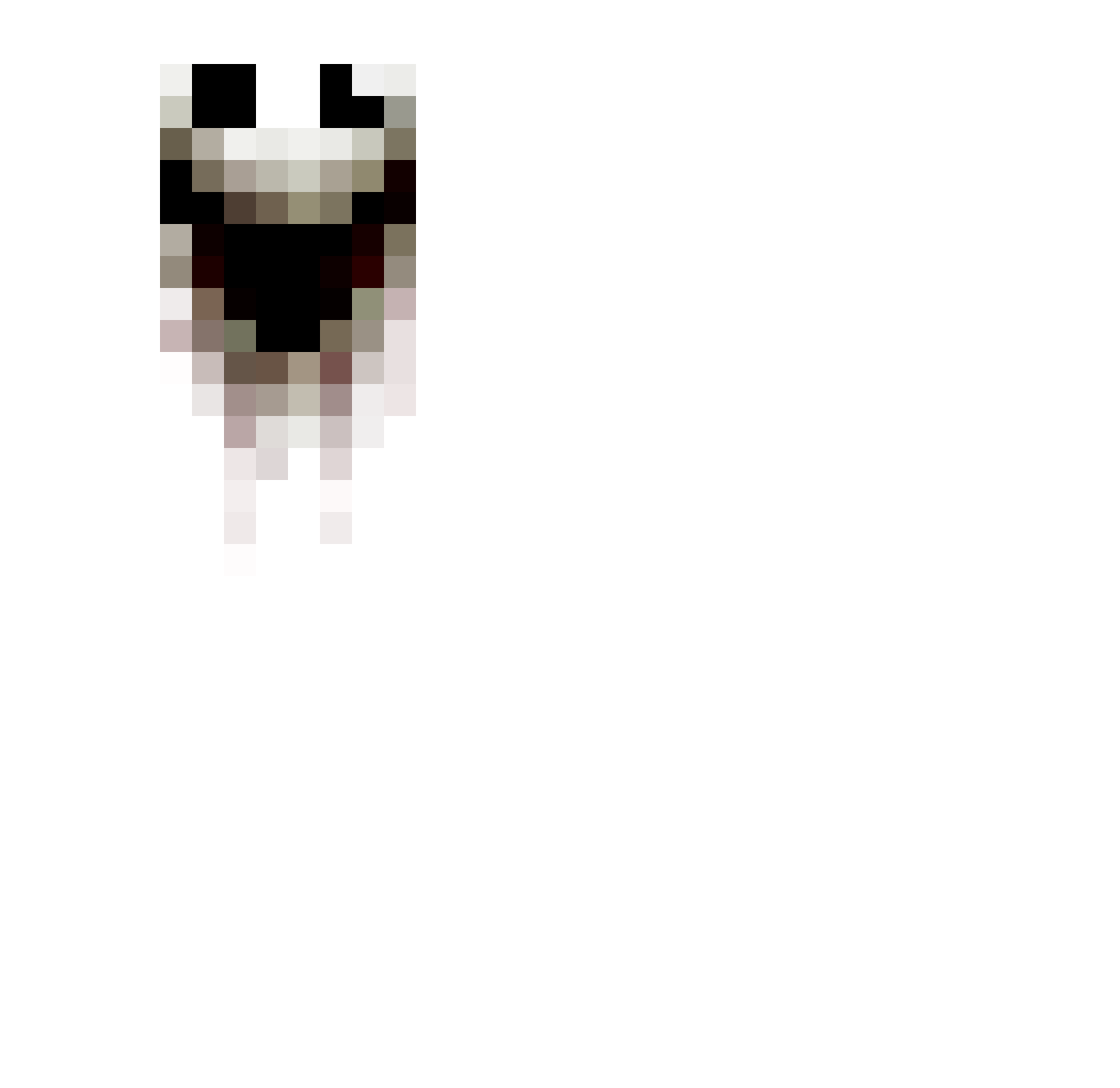 StrawElly Minecraft skin, front and back view