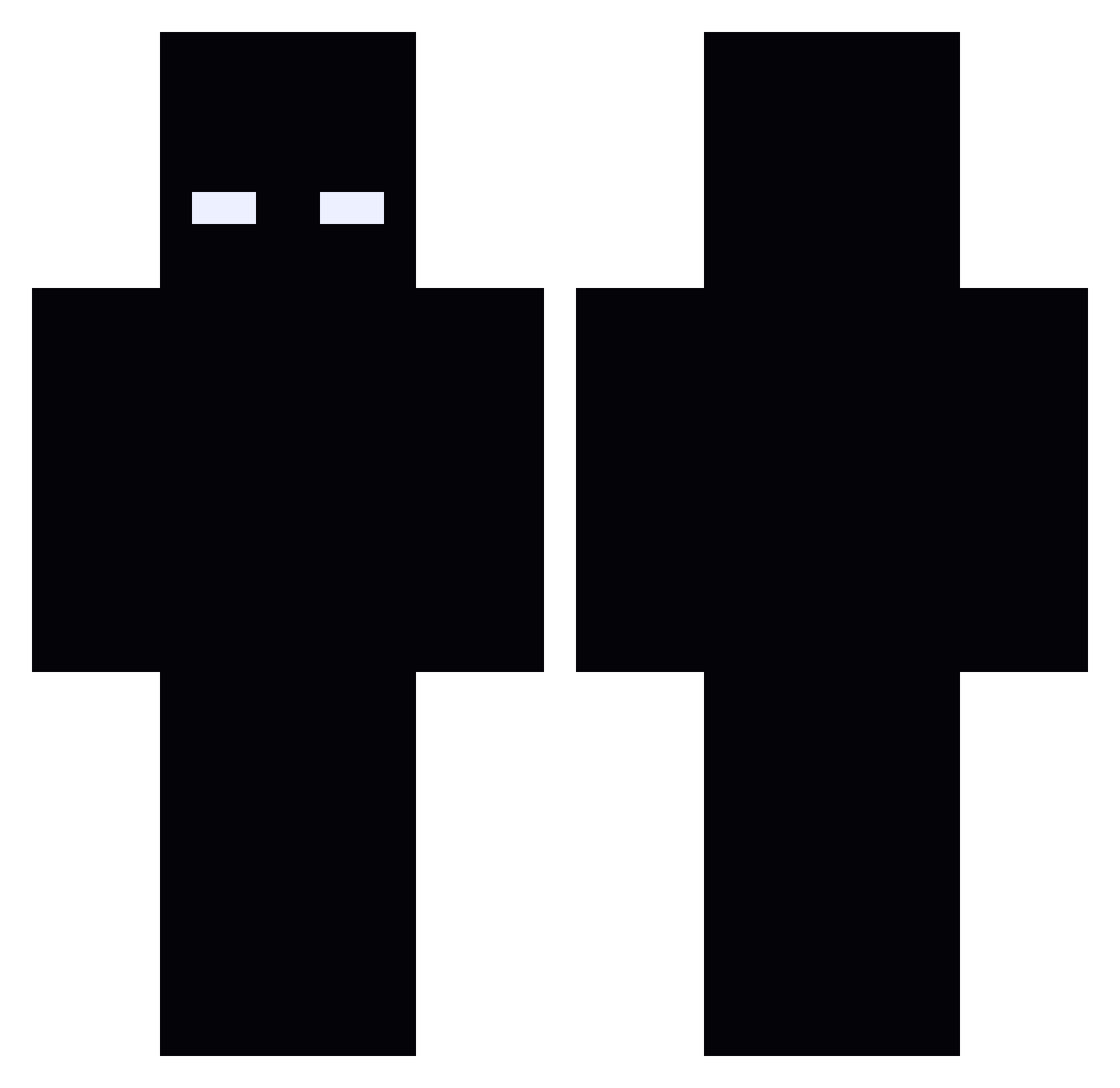 NexusCraft1 Minecraft skin, front and back view