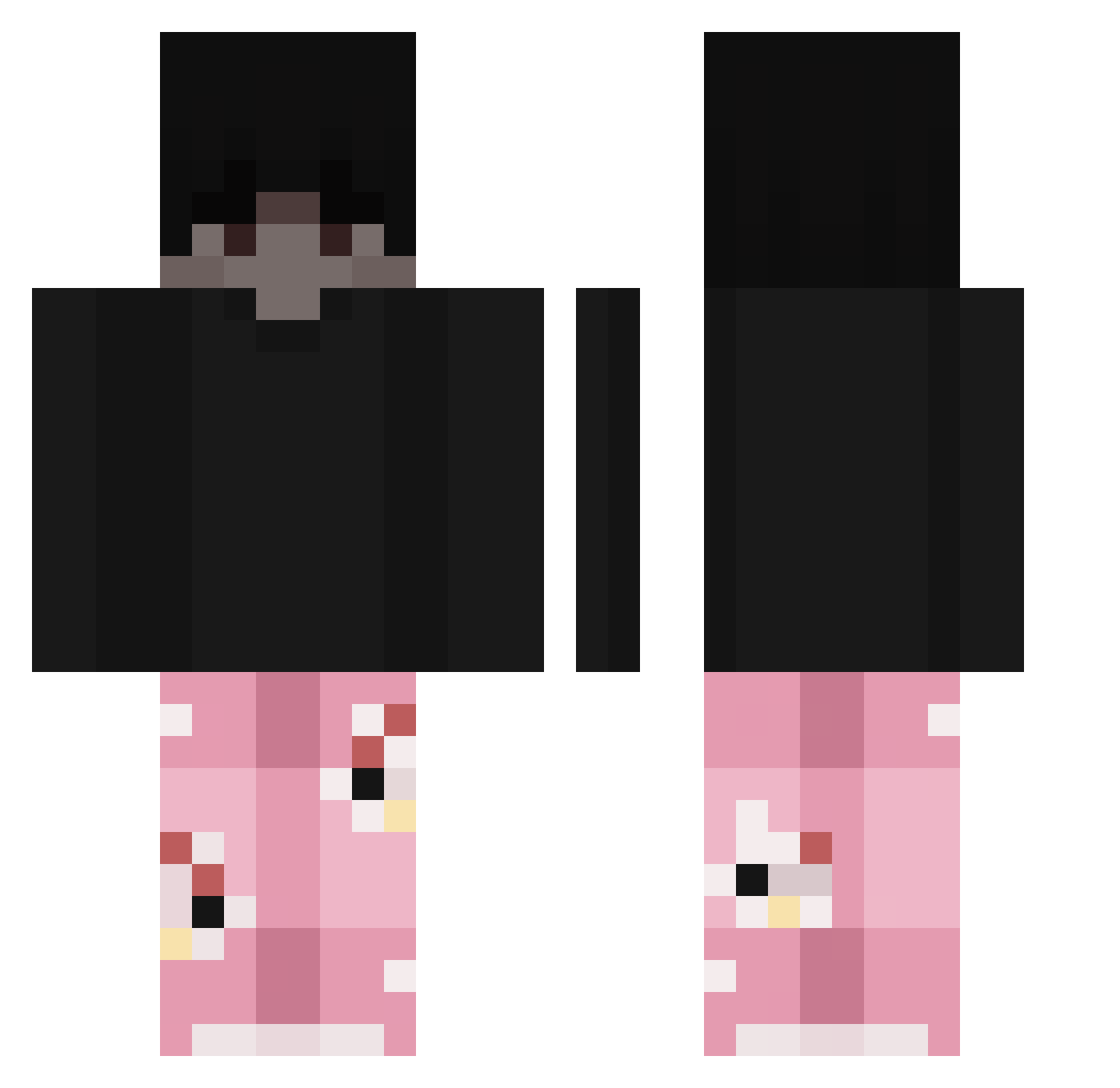 _EHG_ Minecraft skin, front and back view