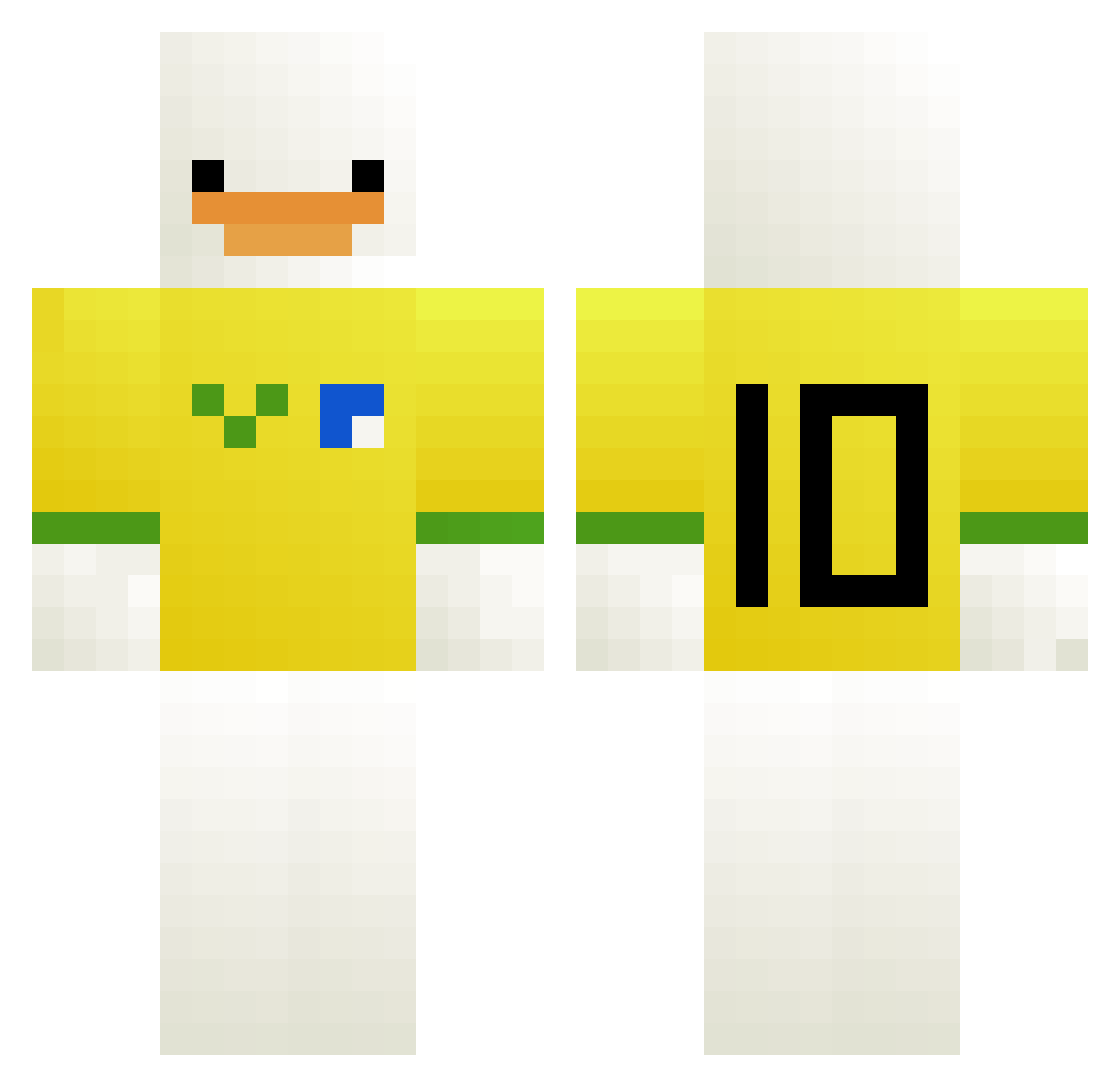 Risui0_0 Minecraft skin, front and back view