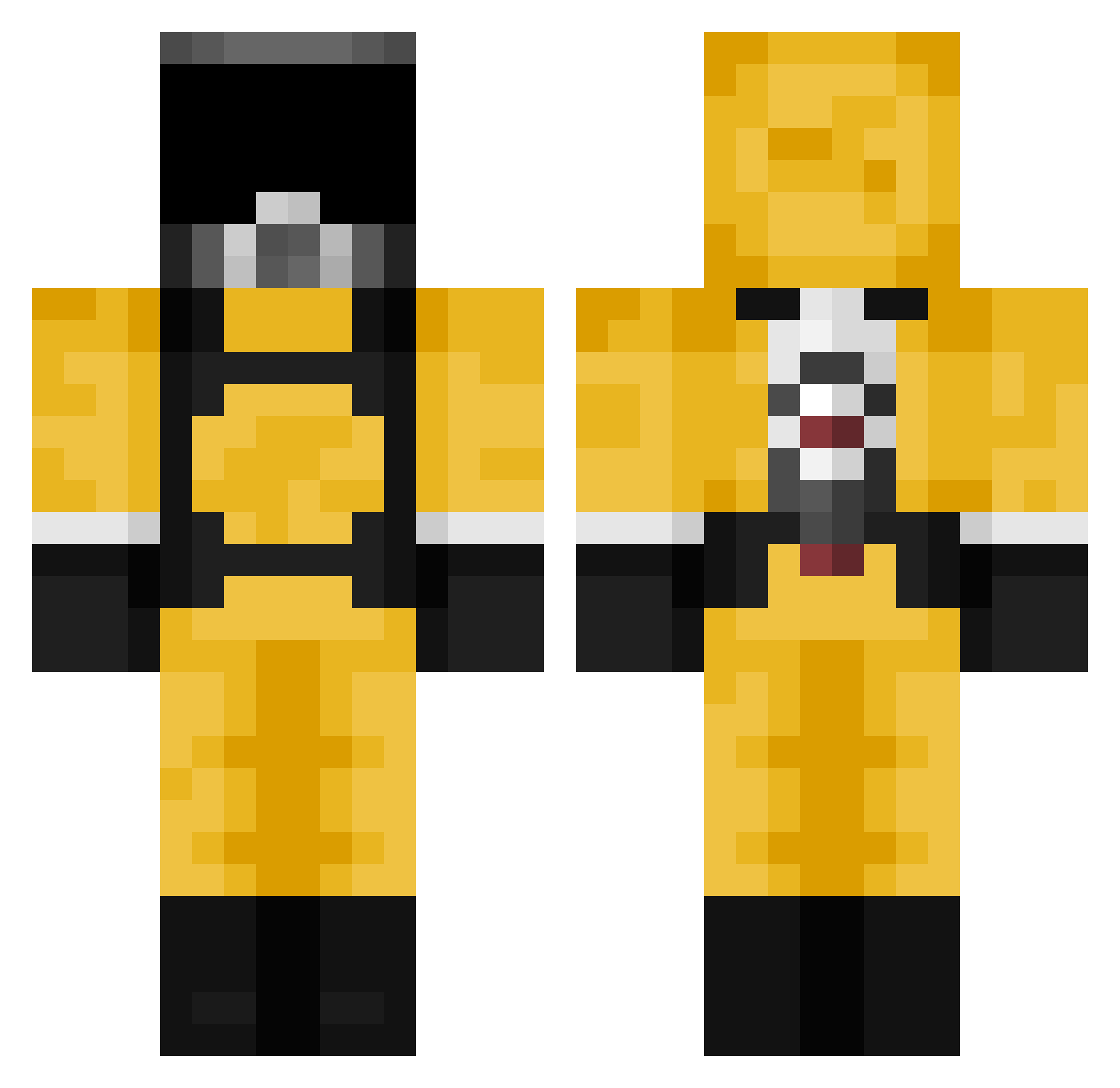 Iurinunes Minecraft skin, front and back view