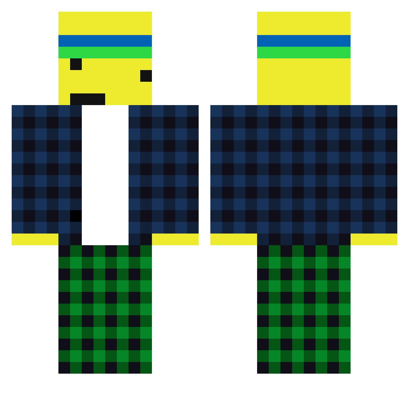 0verseer__ Minecraft skin, front and back view
