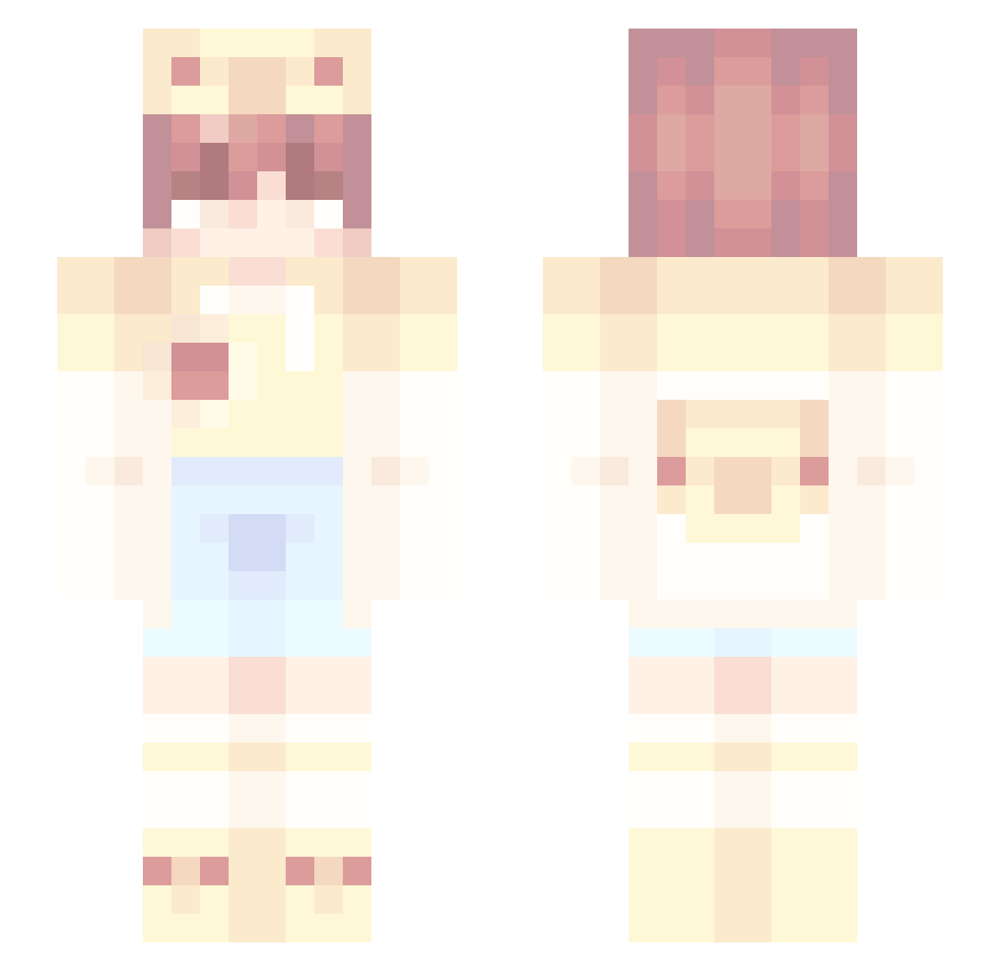 CloudThe_Cat Minecraft skin, front and back view