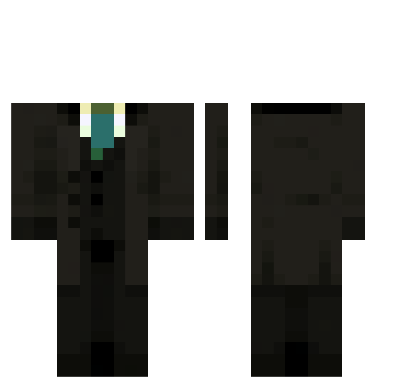 monact_05021 Minecraft skin, front and back view