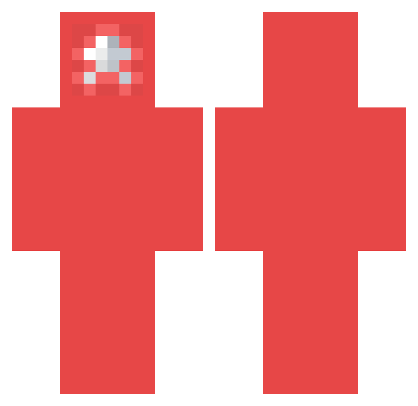Cicero32 Minecraft skin, front and back view