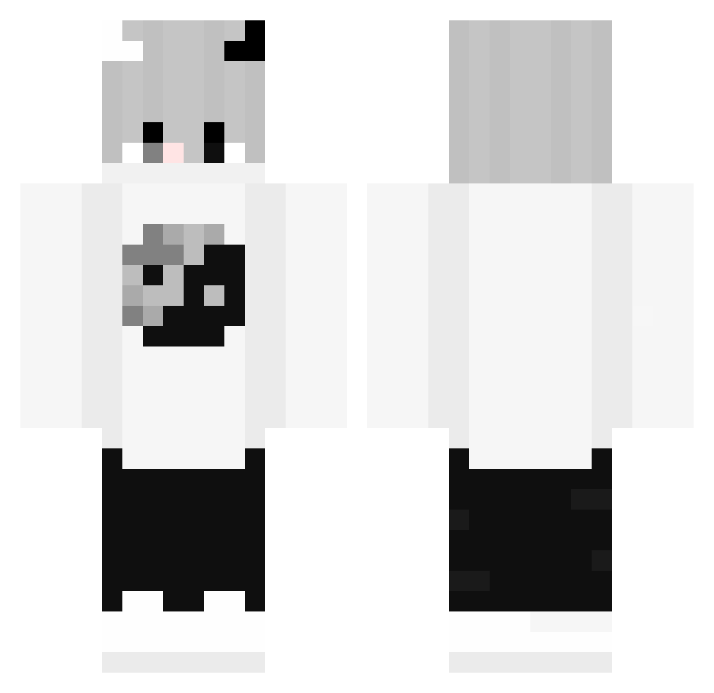 Timur0813 Minecraft skin, front and back view