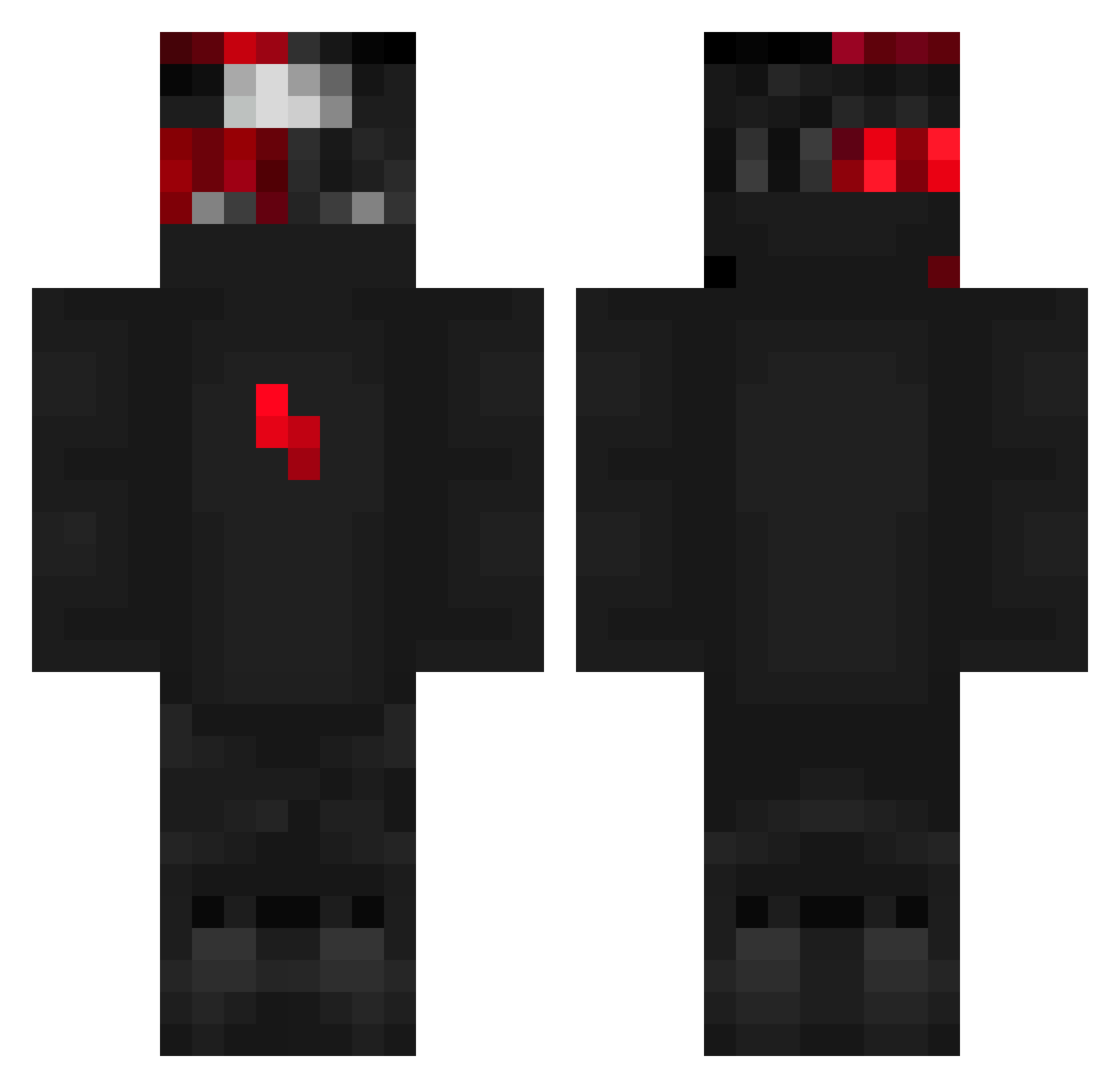 _Assassinx295_ Minecraft skin, front and back view