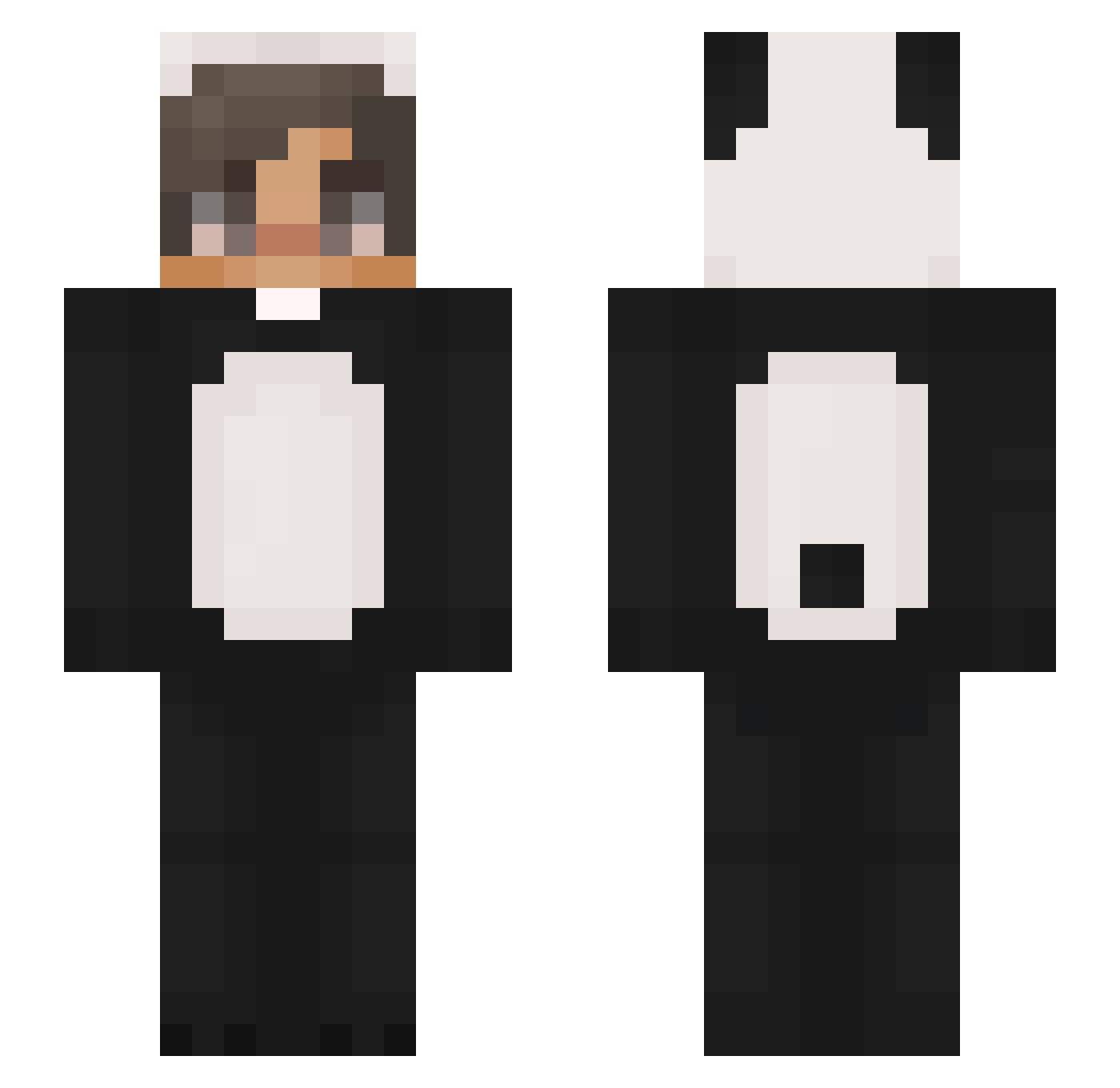 OBS_231509 Minecraft skin, front and back view