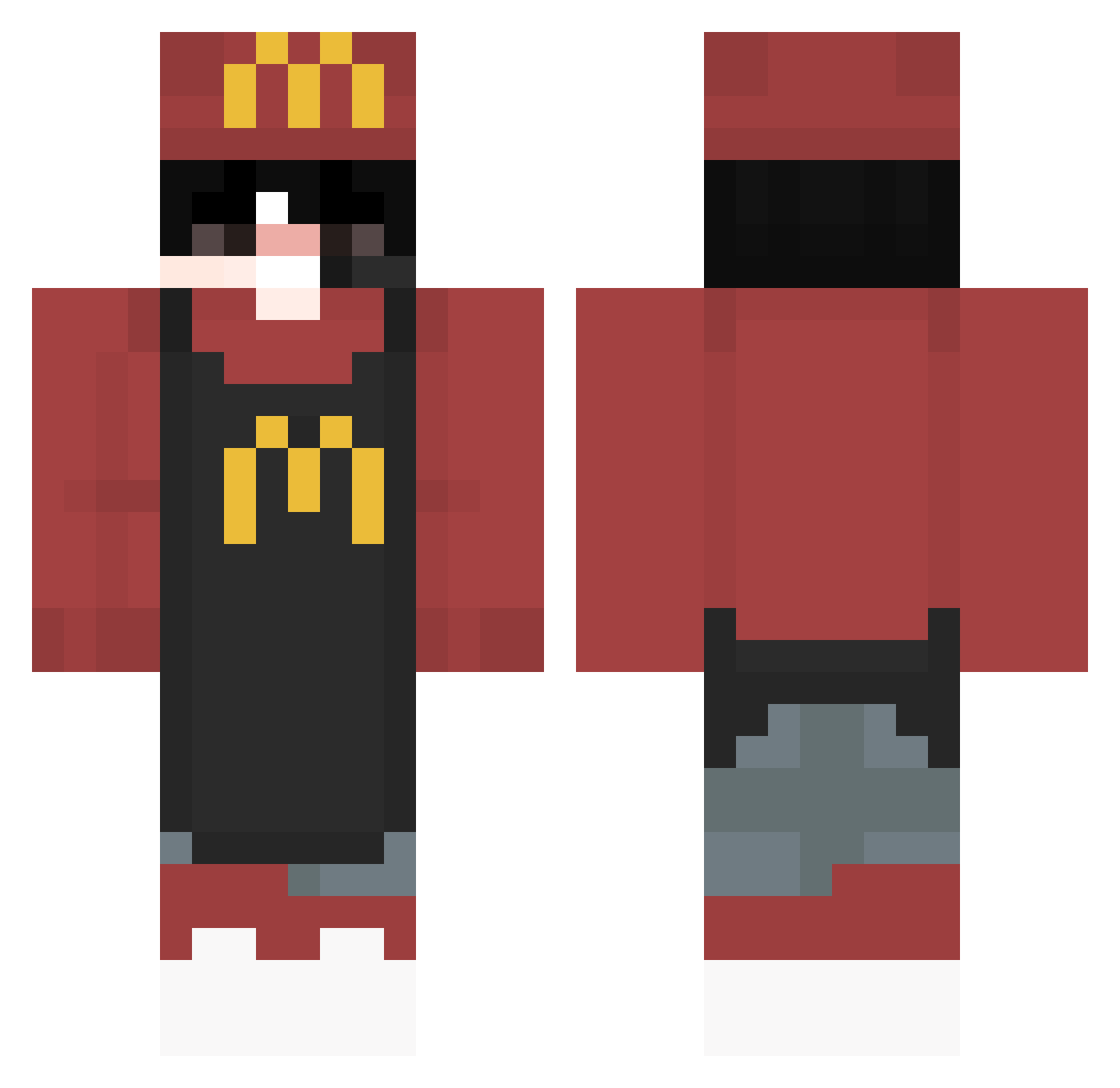 Galindo_231 Minecraft skin, front and back view