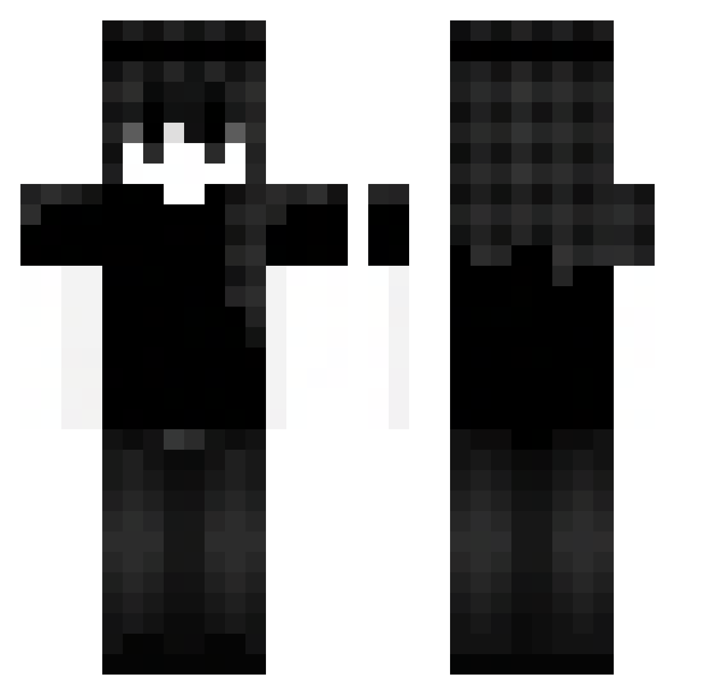 spyder44 Minecraft skin, front and back view